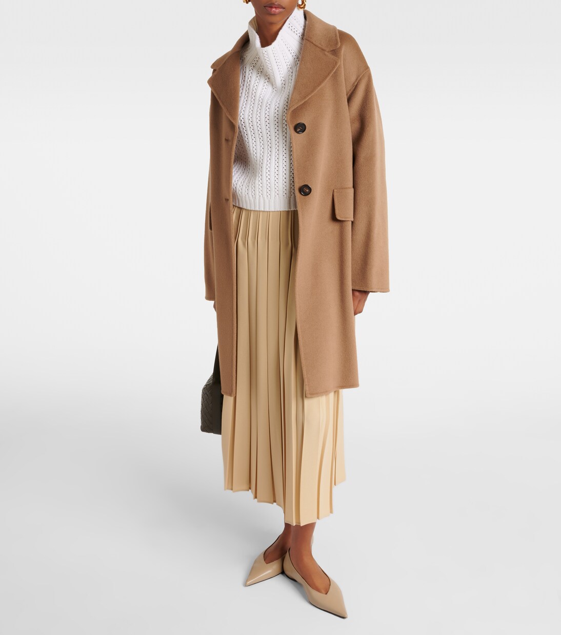 Pull raccourci en laine et cachemire | Max Mara