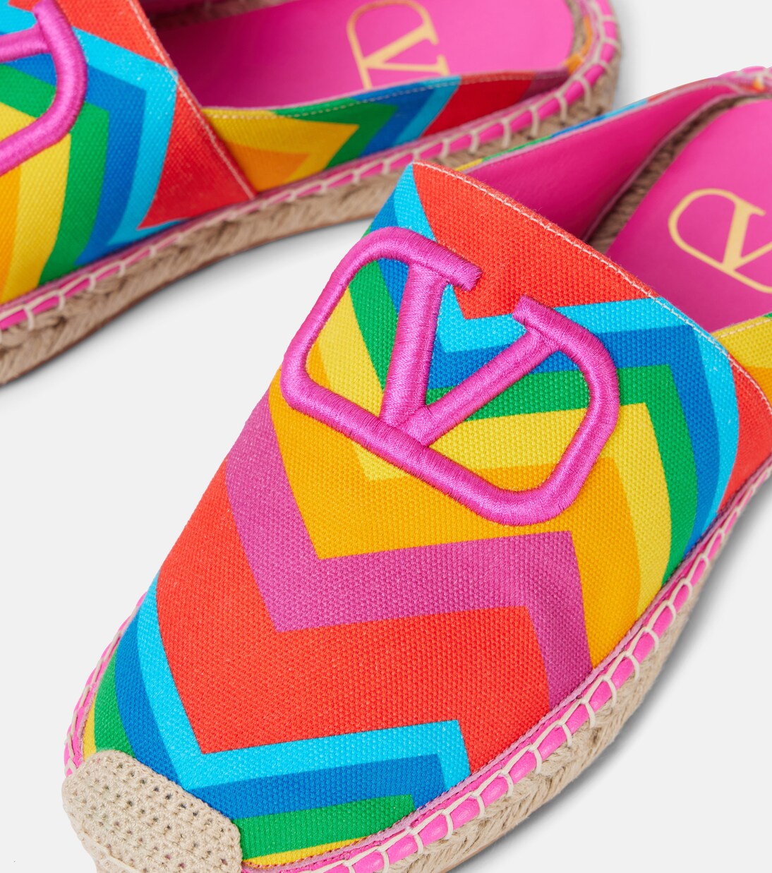 Alpargatas de lona con VLogo | Valentino Garavani