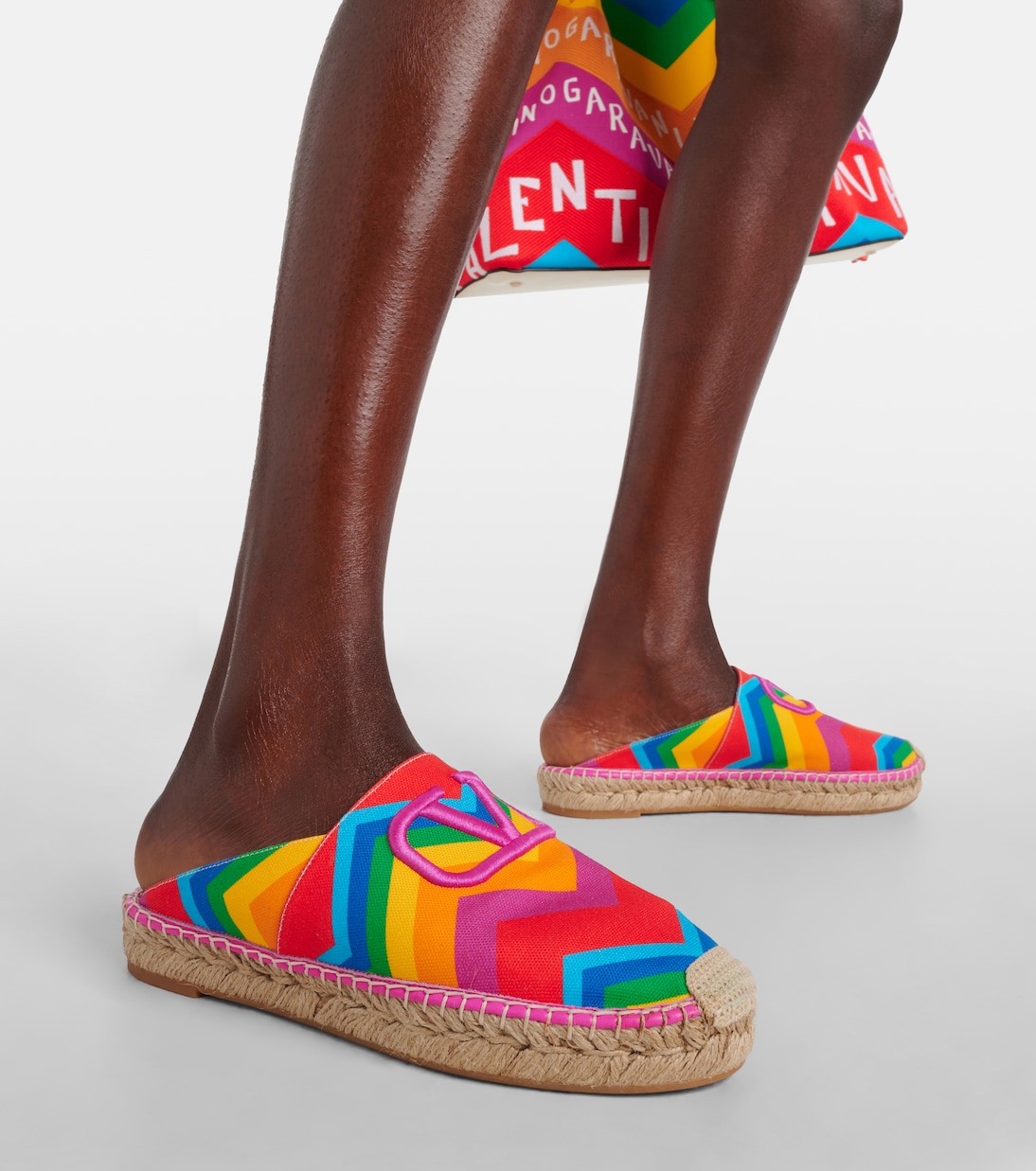 Alpargatas de lona con VLogo | Valentino Garavani