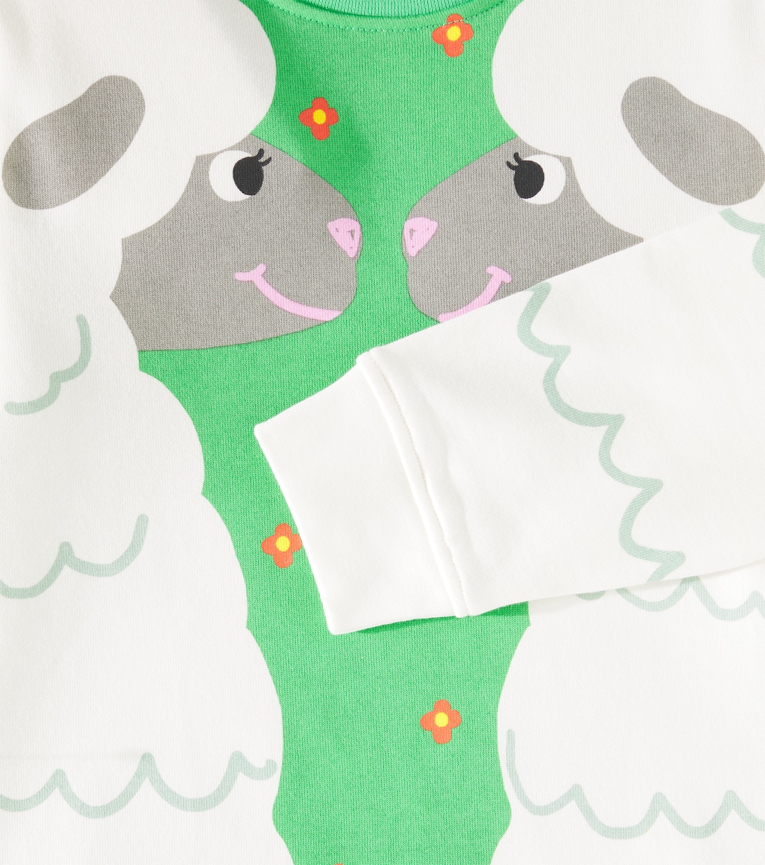 Printed cotton jersey sweatshirt | Stella McCartney Kids