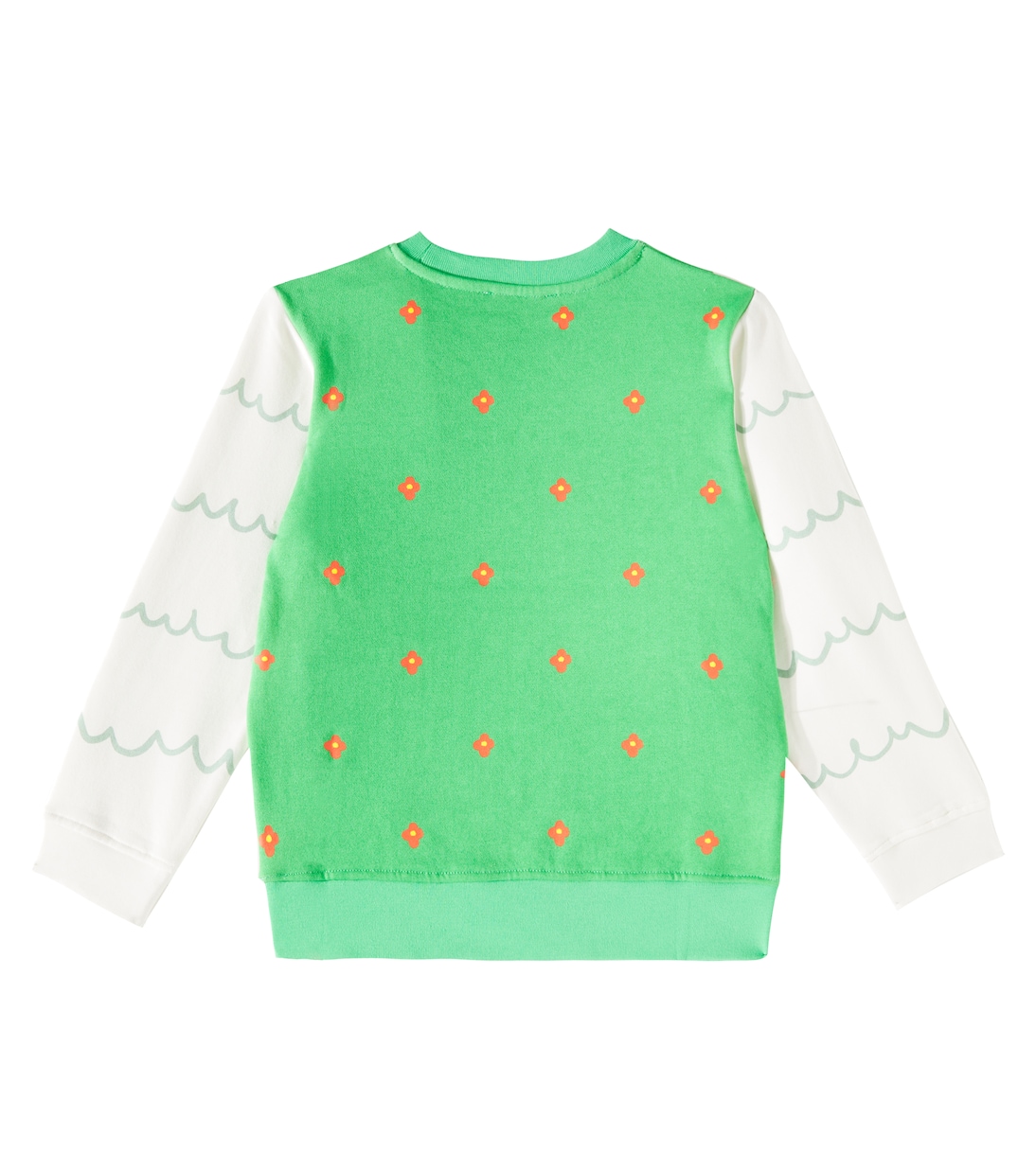 Printed cotton jersey sweatshirt | Stella McCartney Kids