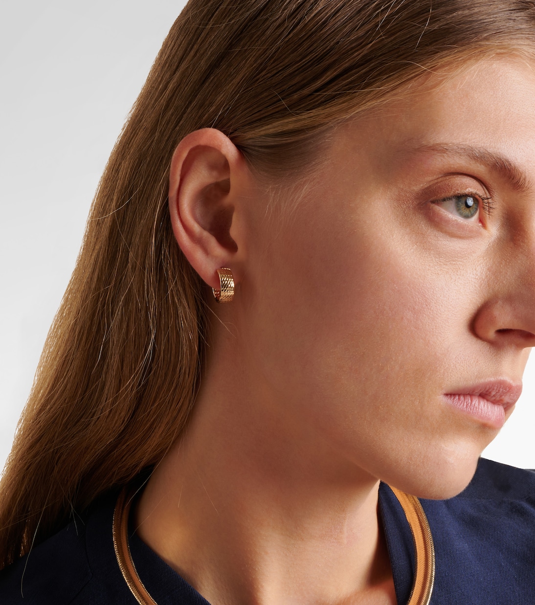 Le Groove 14kt gold hoop earrings | Stone and Strand