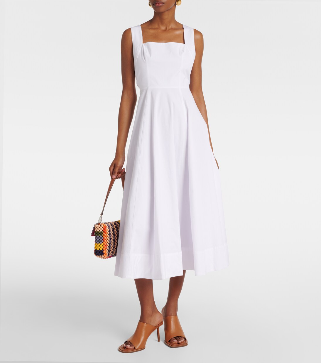 Robe midi Teresa en coton | Staud