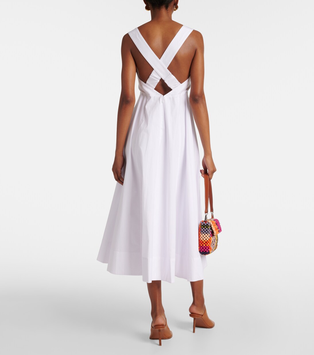 Robe midi Teresa en coton | Staud