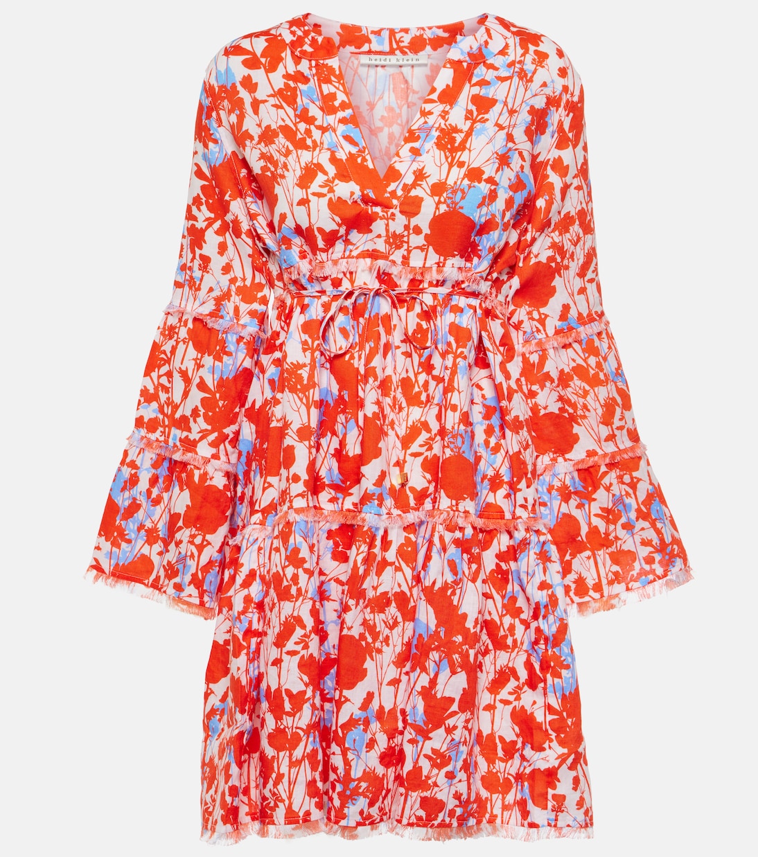 Bedruckter Kaftan Deia aus Leinen | Heidi Klein