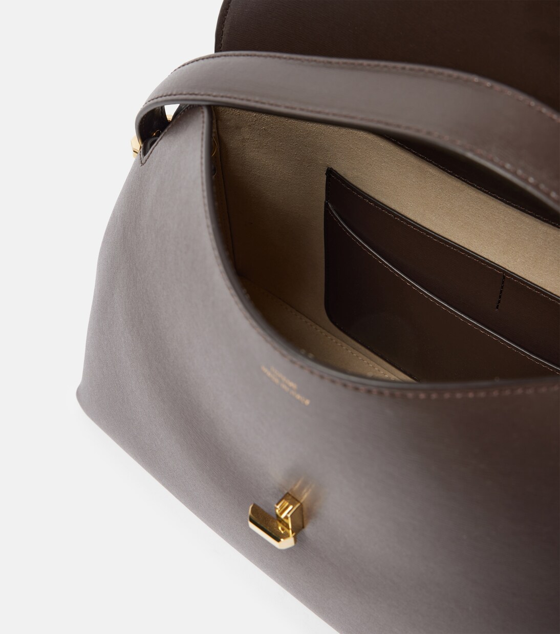 T-Lock leather tote bag | Toteme