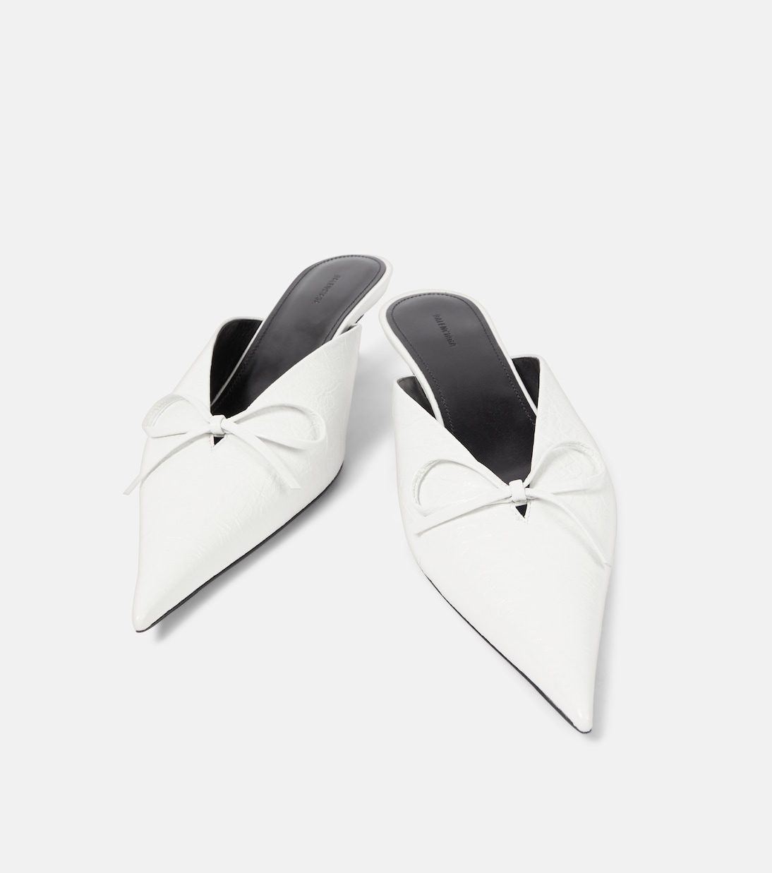 Mules Knife Bow aus Leder | Balenciaga
