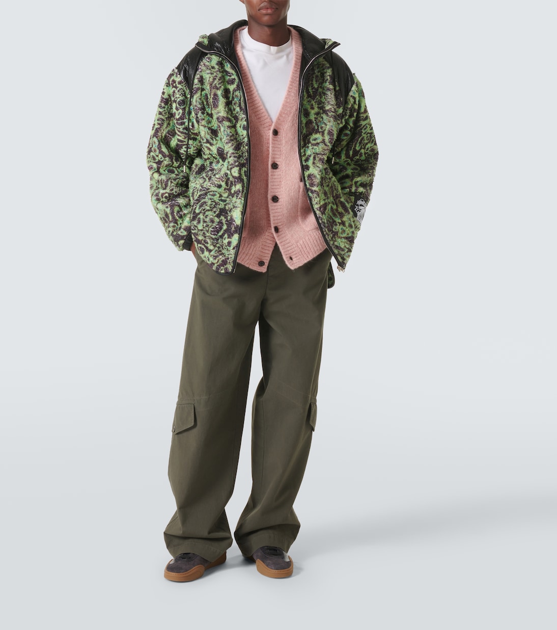 Printed fleece jacket | Acne Studios