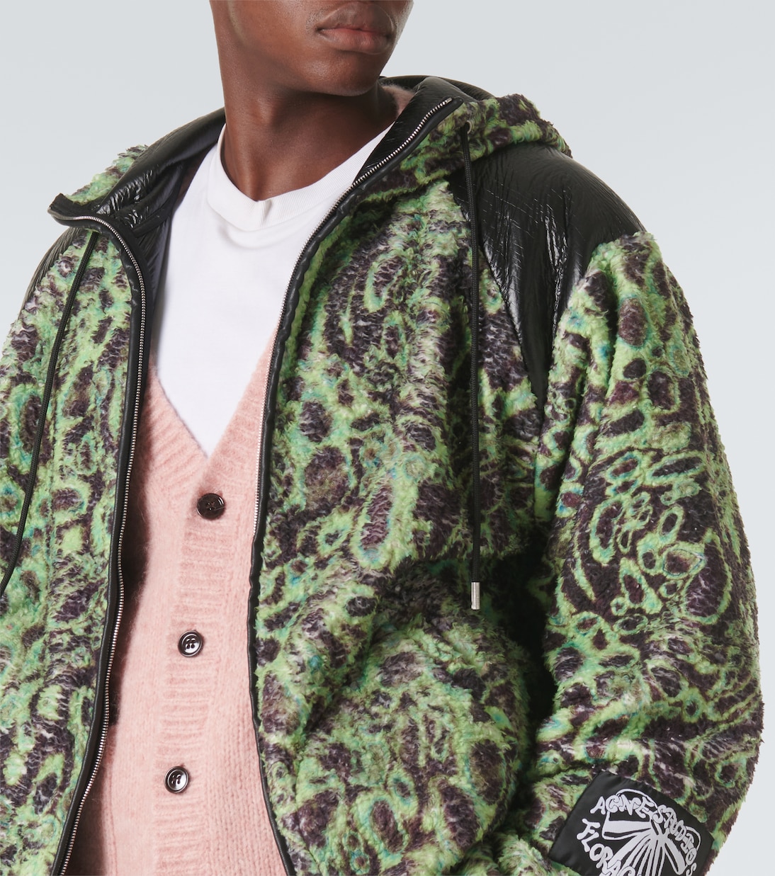 Printed fleece jacket | Acne Studios