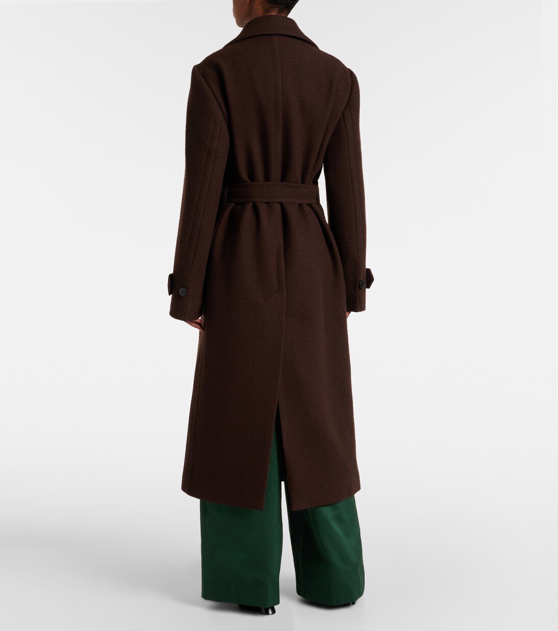 Belted wool coat | Dries Van Noten