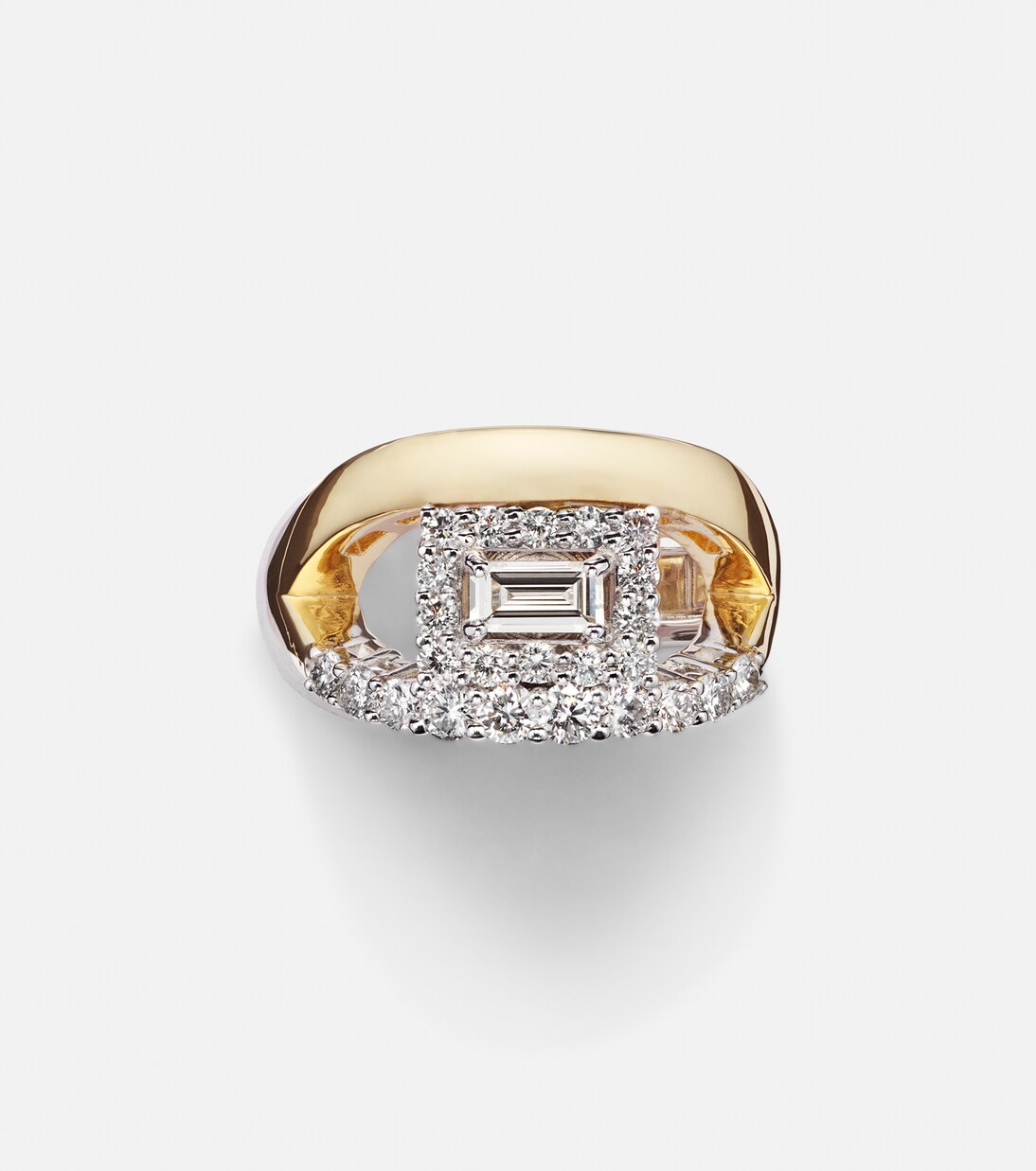 Orecchino singolo Whisper Ear in oro 18kt con diamanti | Yeprem