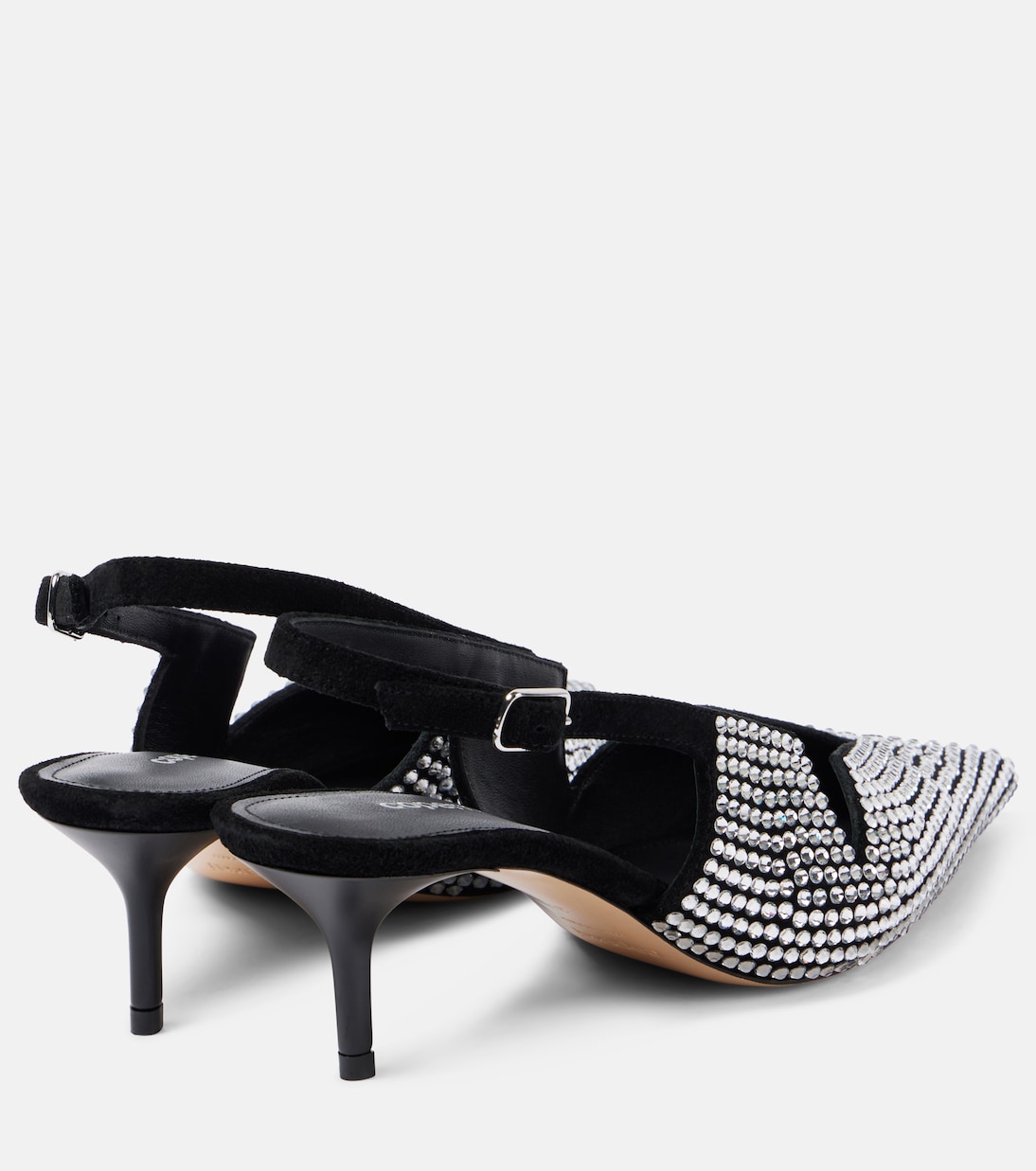 65 crystal-embellished leather pumps | Coperni