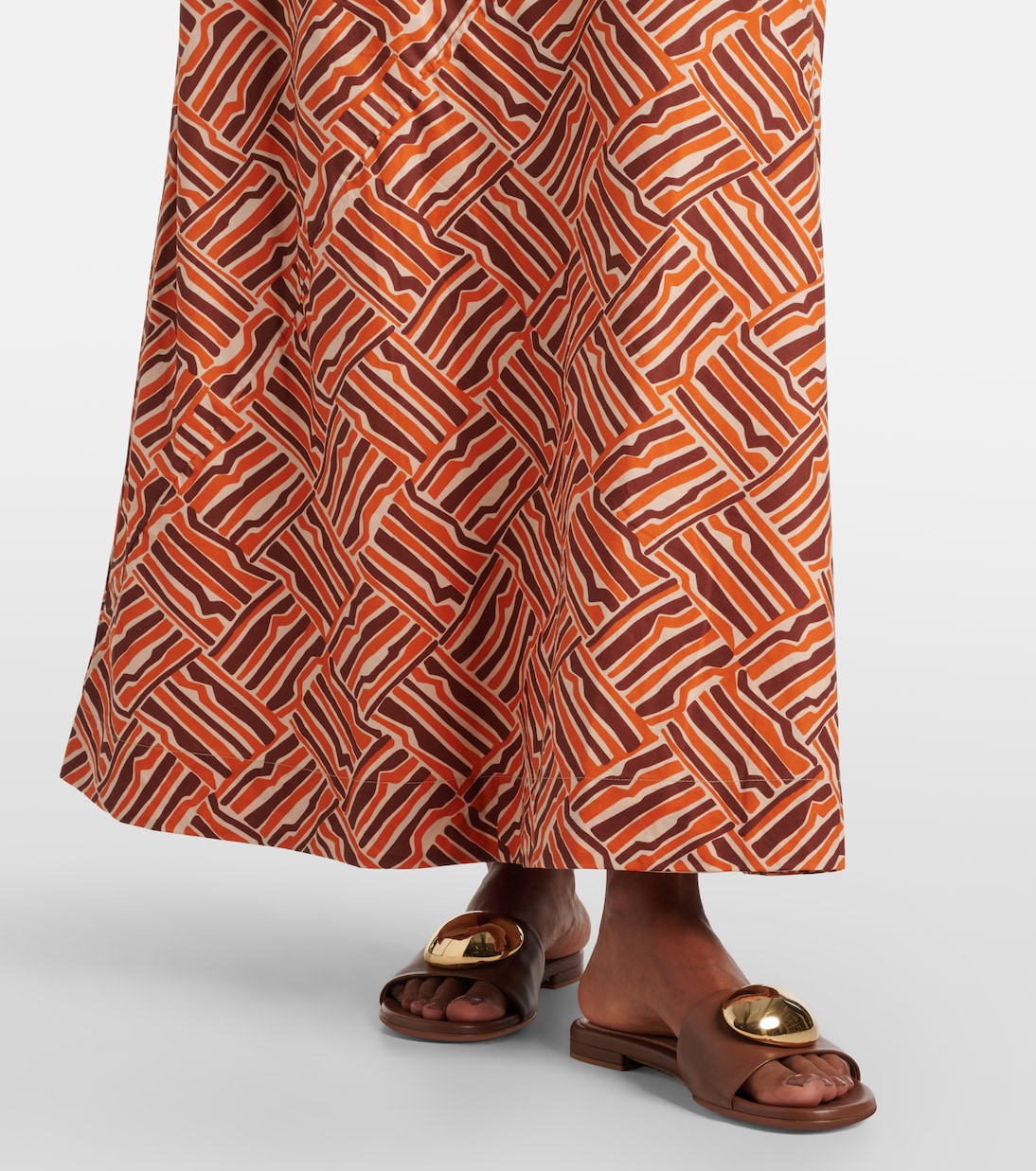 Robe longue Alskar rayée en coton | Faithfull