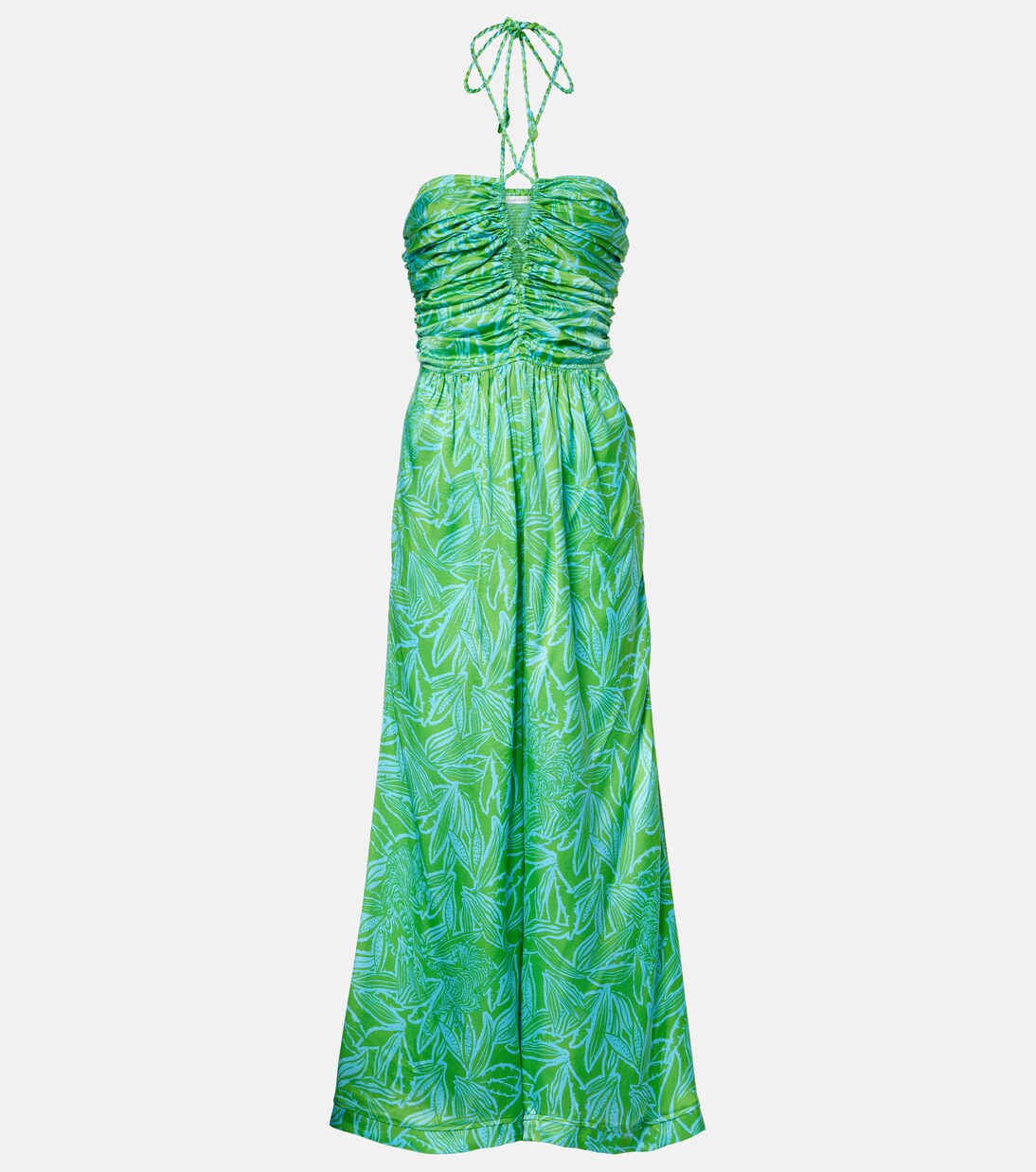 Claudia printed halterneck jumpsuit | Poupette St Barth