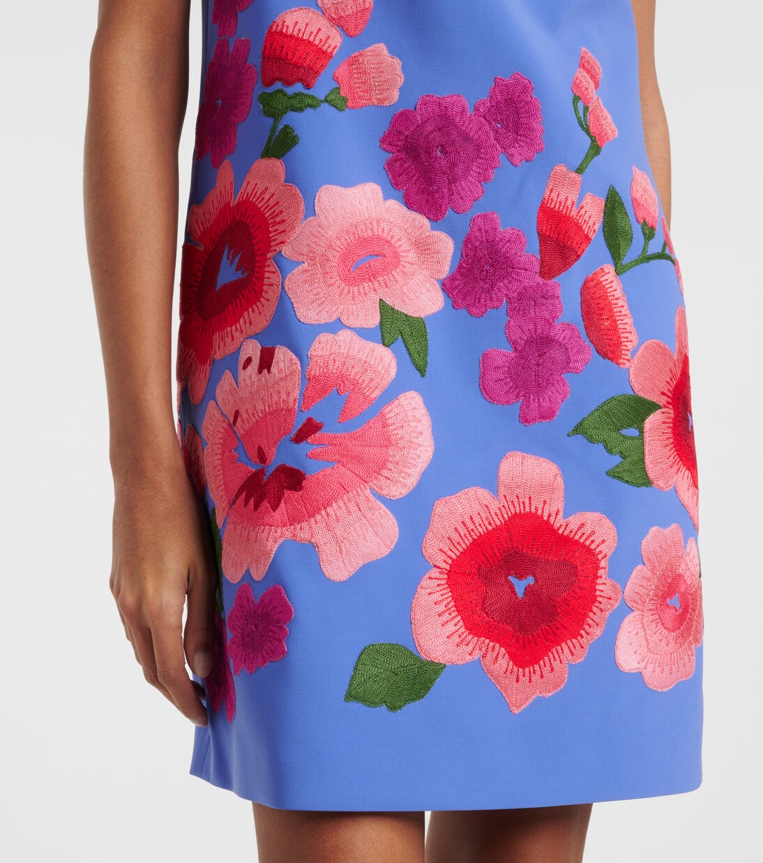 Besticktes Minikleid aus Crêpe | Carolina Herrera