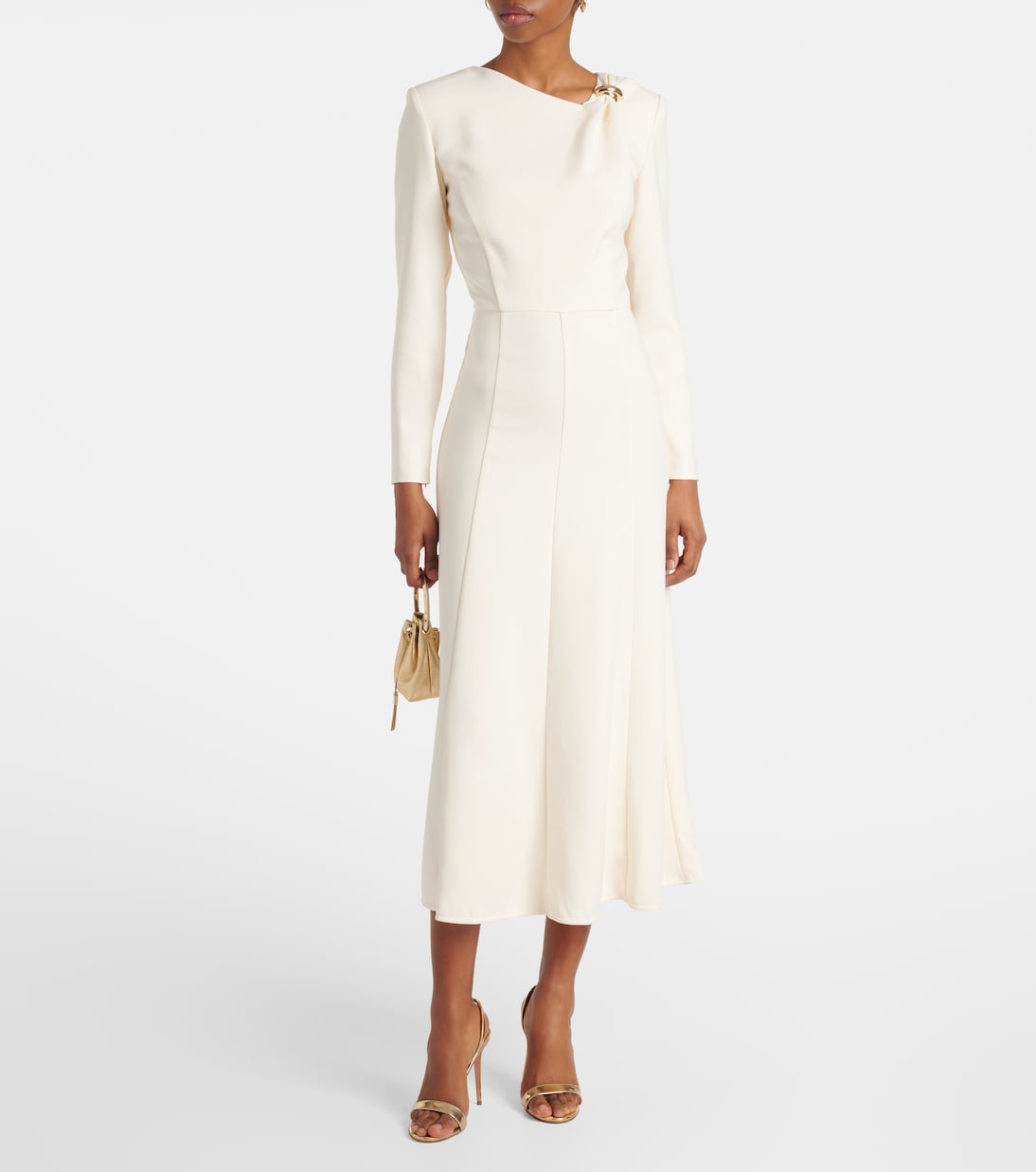 Robe de cocktail en crêpe de satin | Roland Mouret