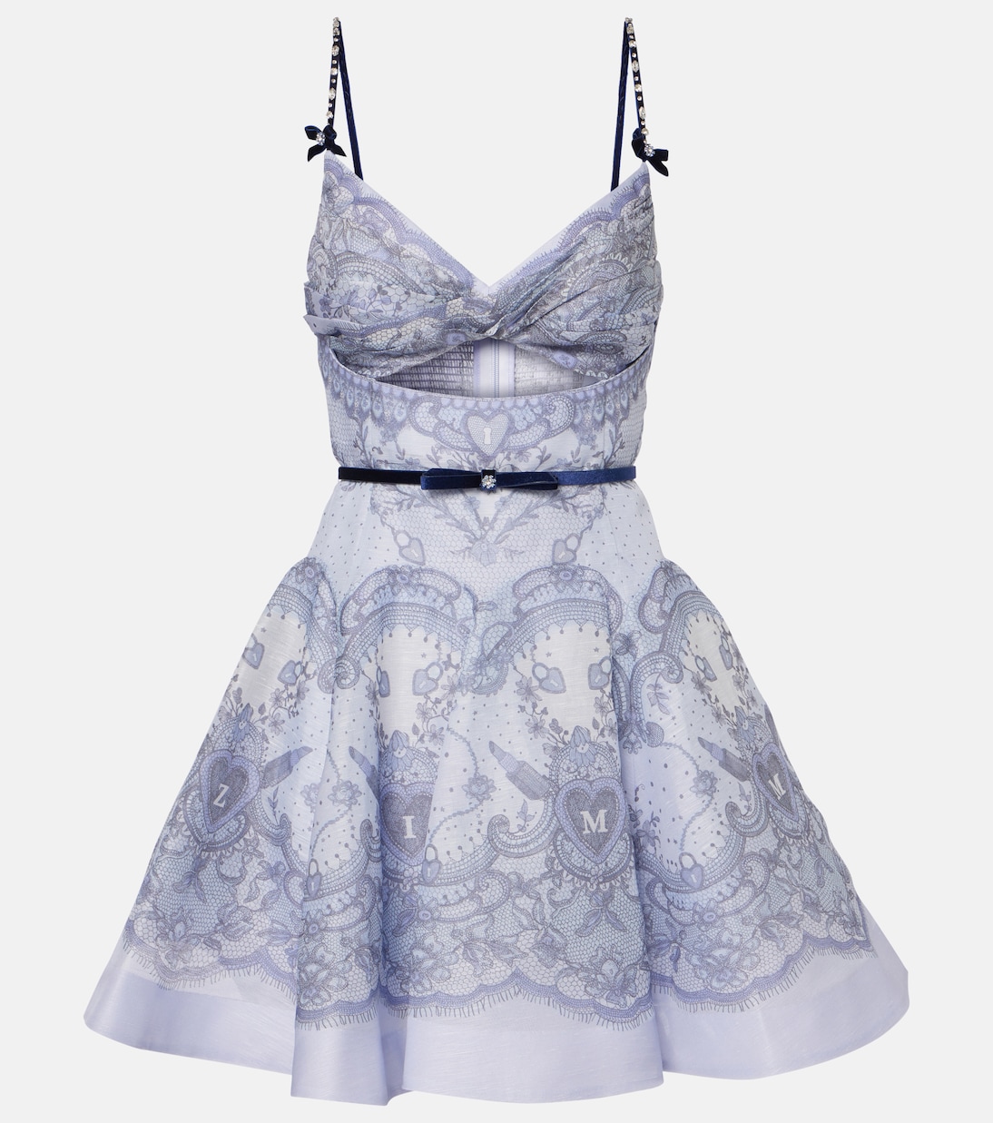 Robe Crush Twist Front en dentelle | Zimmermann