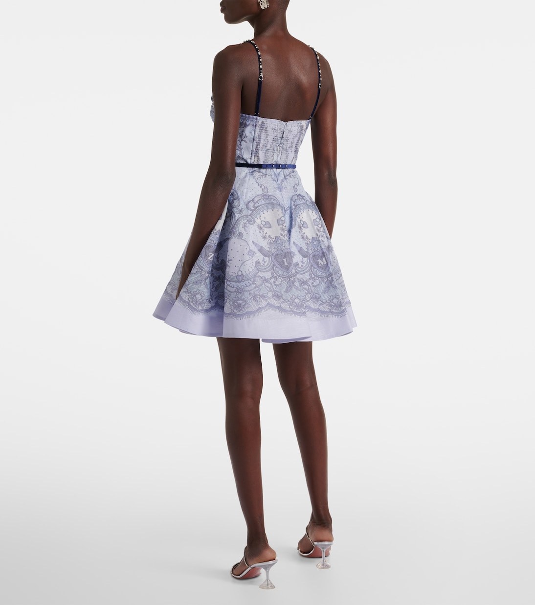 Robe Crush Twist Front en dentelle | Zimmermann