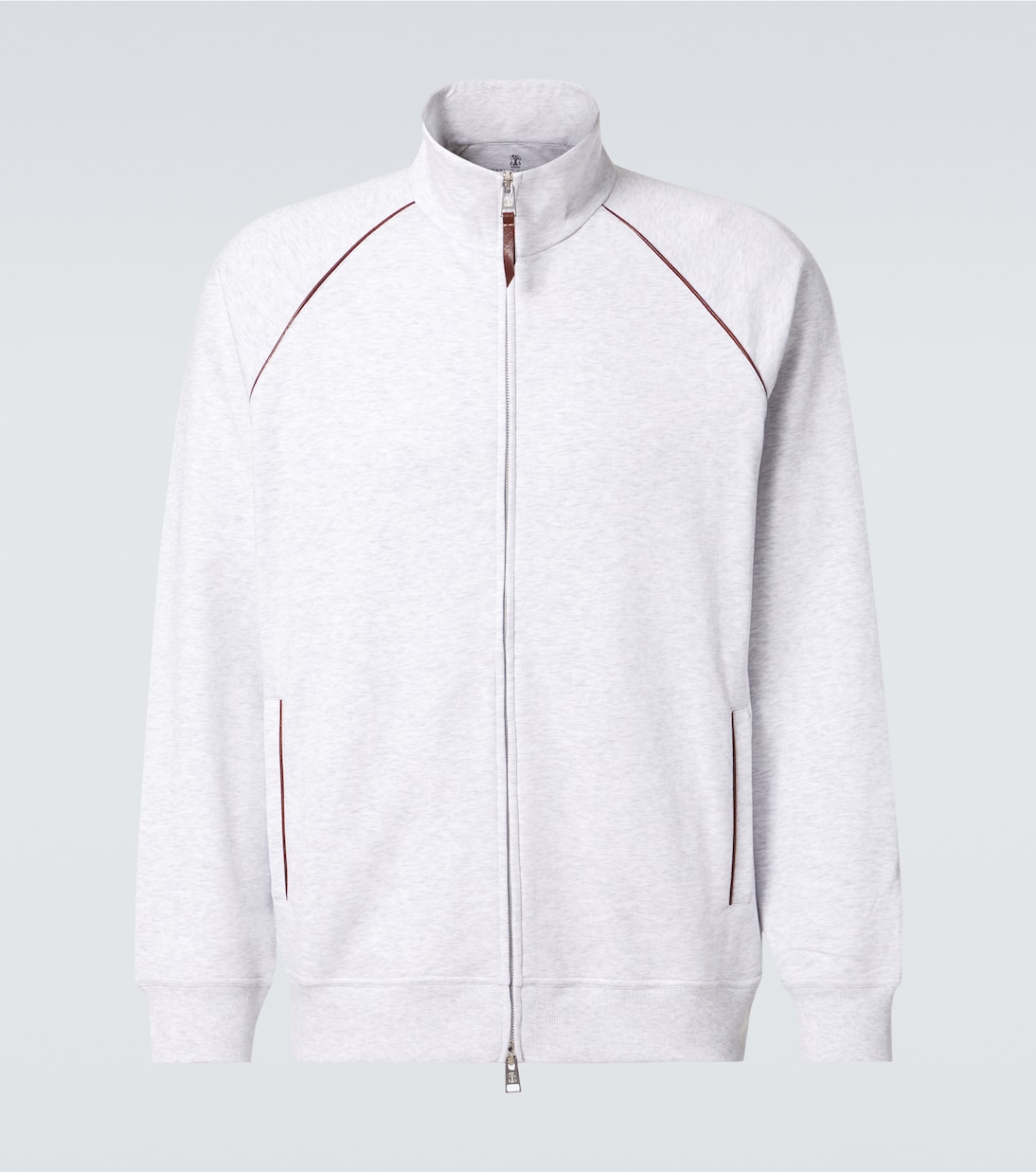 Cotton-blend jersey track jacket | Brunello Cucinelli