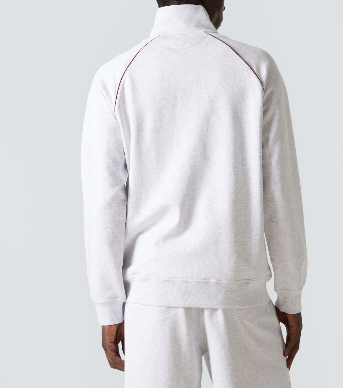 Cotton-blend jersey track jacket | Brunello Cucinelli