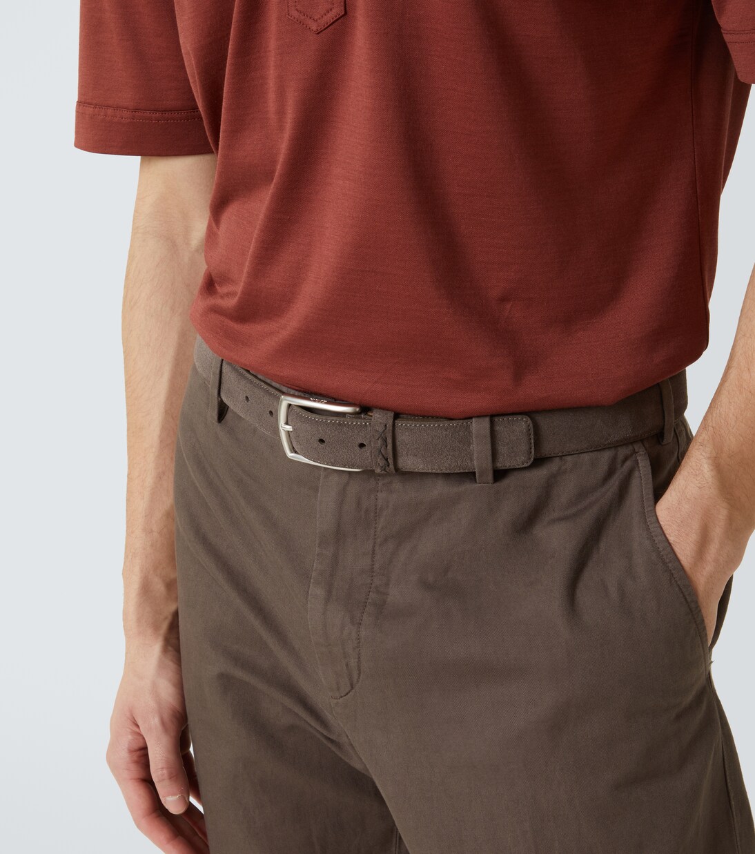 Gürtel aus Veloursleder | Zegna