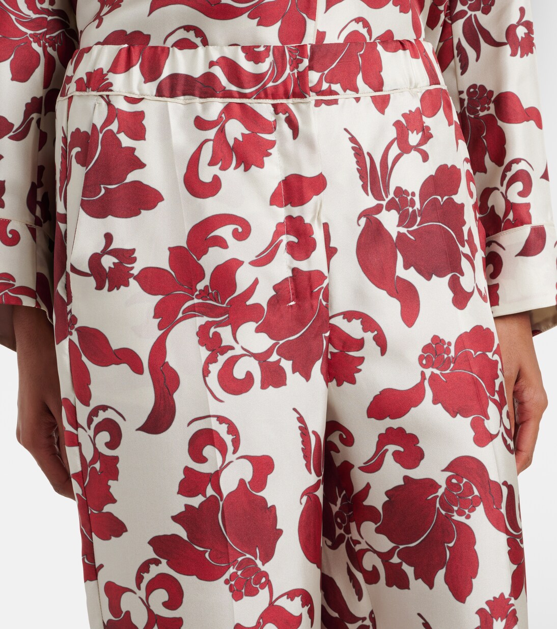 Pantalon ample Leda imprimé en soie | 'S Max Mara