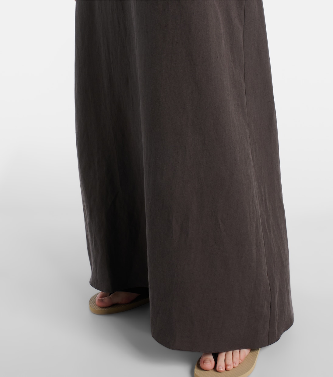 Caftán Millen de seda y lino | The Row