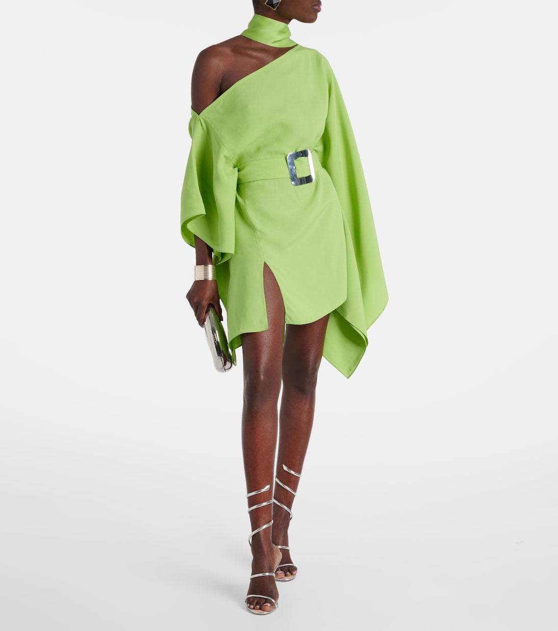 Taylor one-shoulder belted kaftan | Taller Marmo