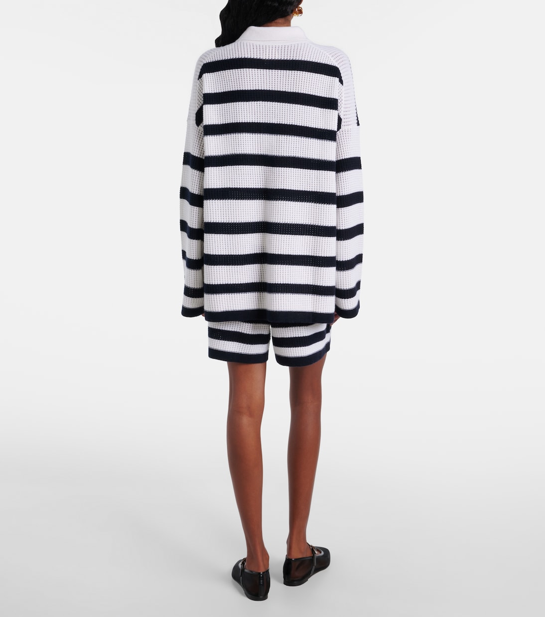 Cárdigan de cachemir a rayas | Jardin des Orangers