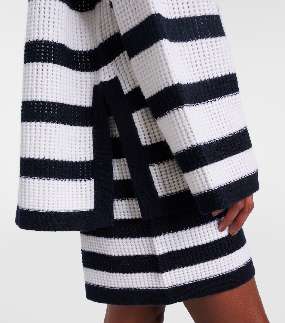 Cárdigan de cachemir a rayas | Jardin des Orangers