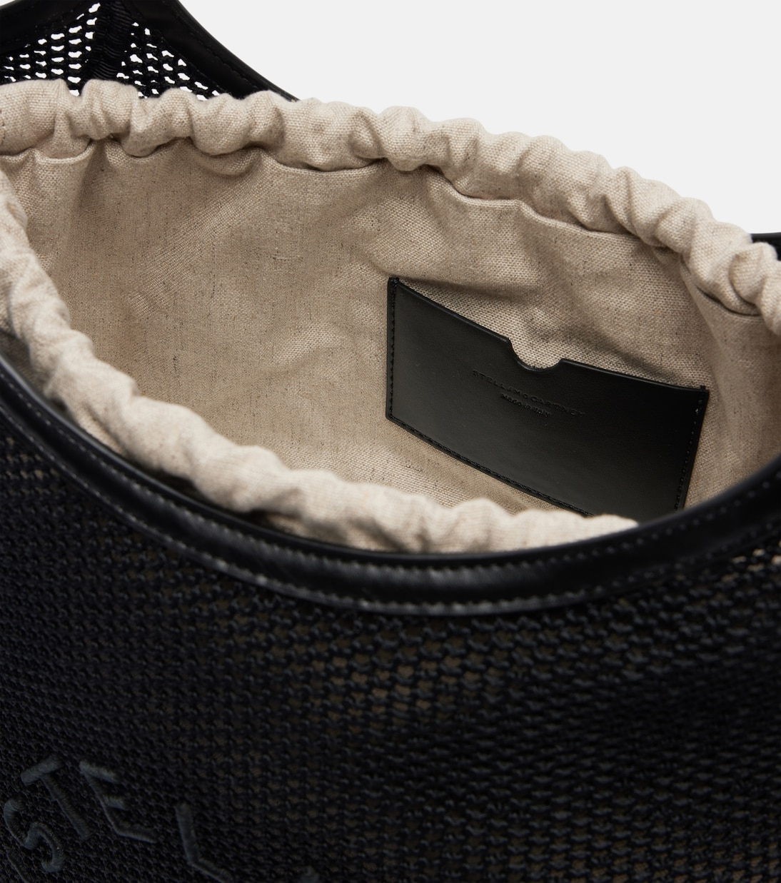 Borsa in mesh e canvas con logo | Stella McCartney