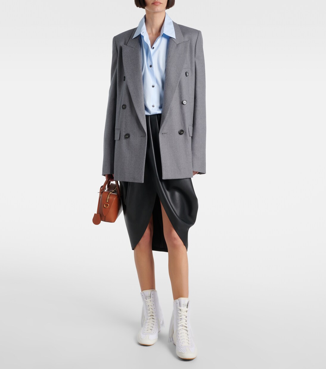 x Stella McCartney Rasant V3 fringed high-top sneakers | Adidas