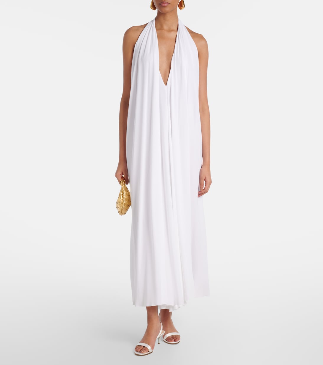 So Nude 50 satin sandals | Aquazzura