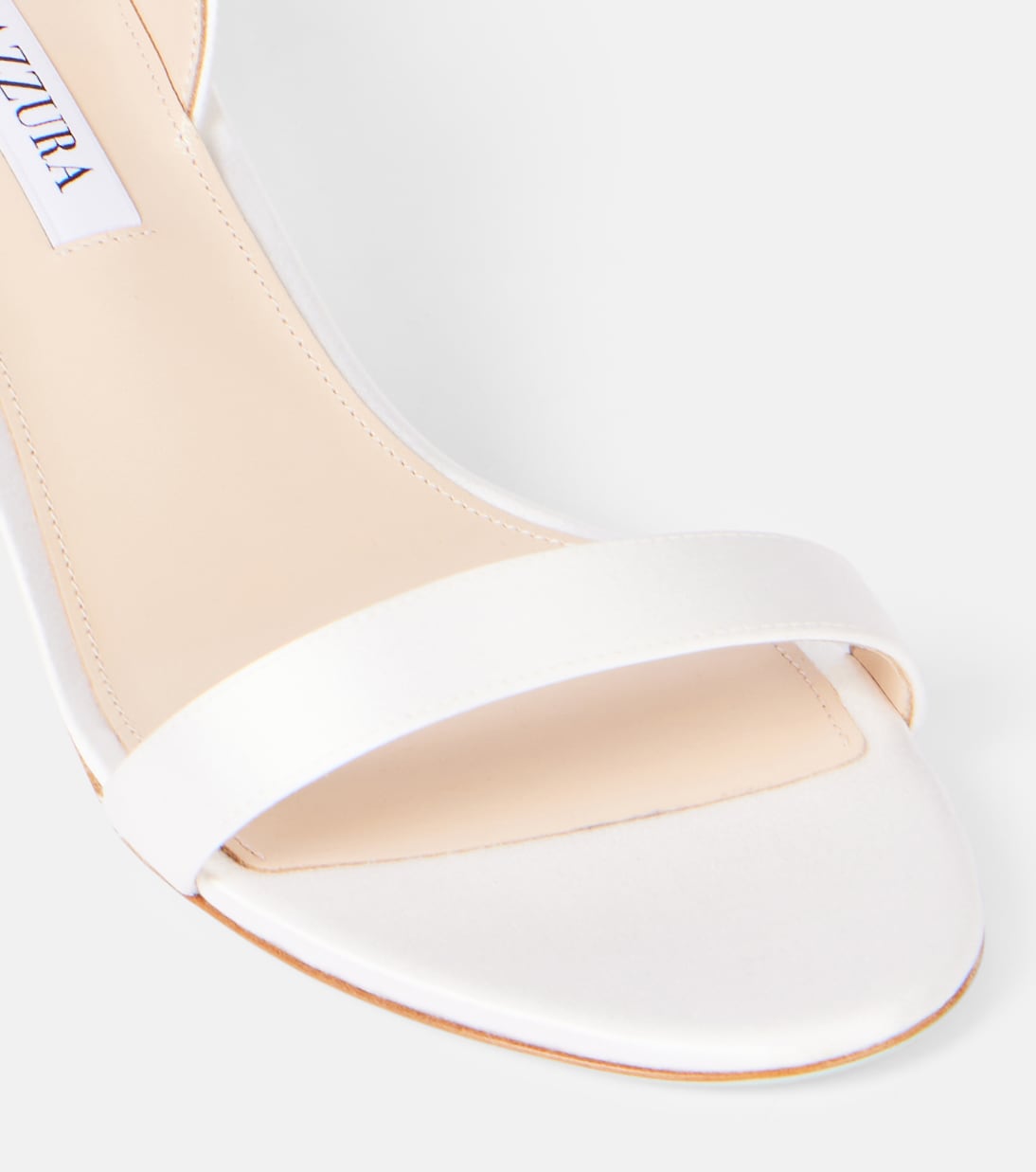 So Nude 50 satin sandals | Aquazzura