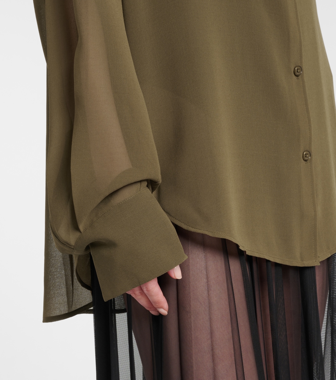 Hemd Peri aus Georgette | The Frankie Shop