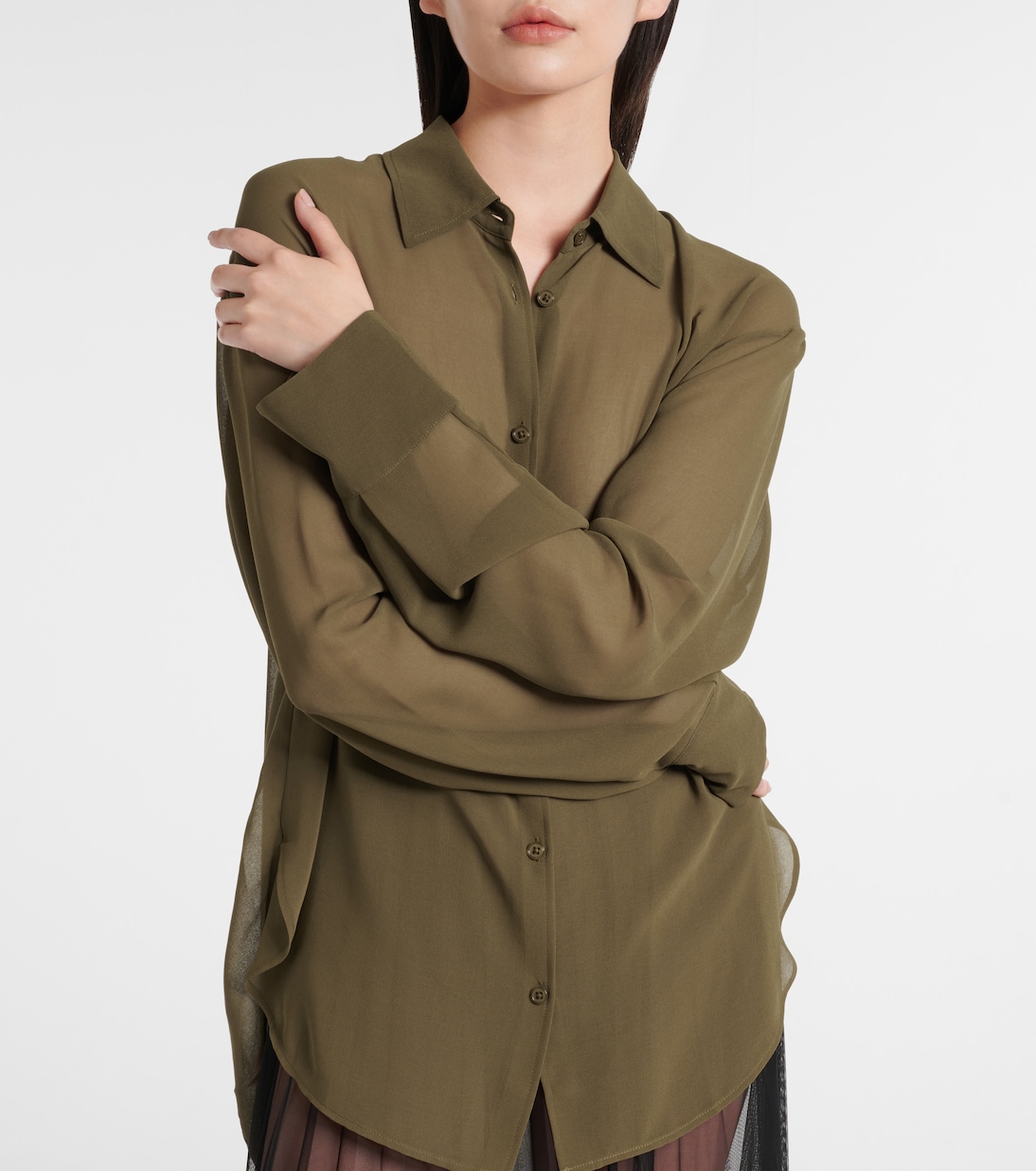 Hemd Peri aus Georgette | The Frankie Shop