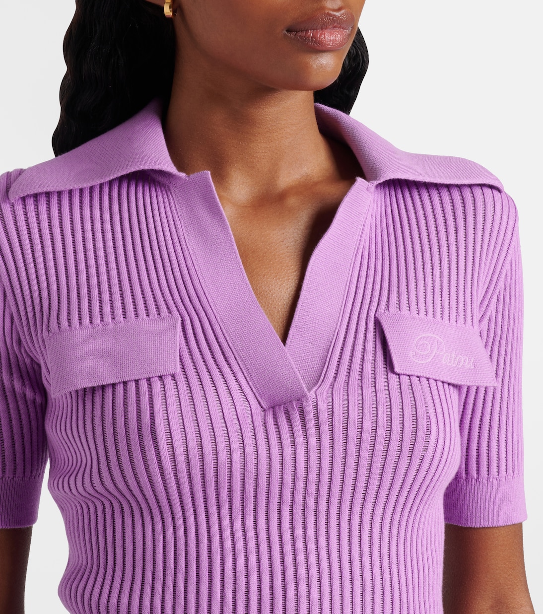 Polo in cotone a coste | Patou