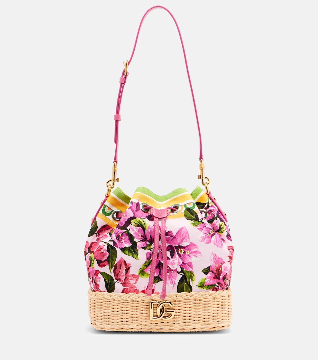 Taormina DG floral bucket bag | Dolce&Gabbana