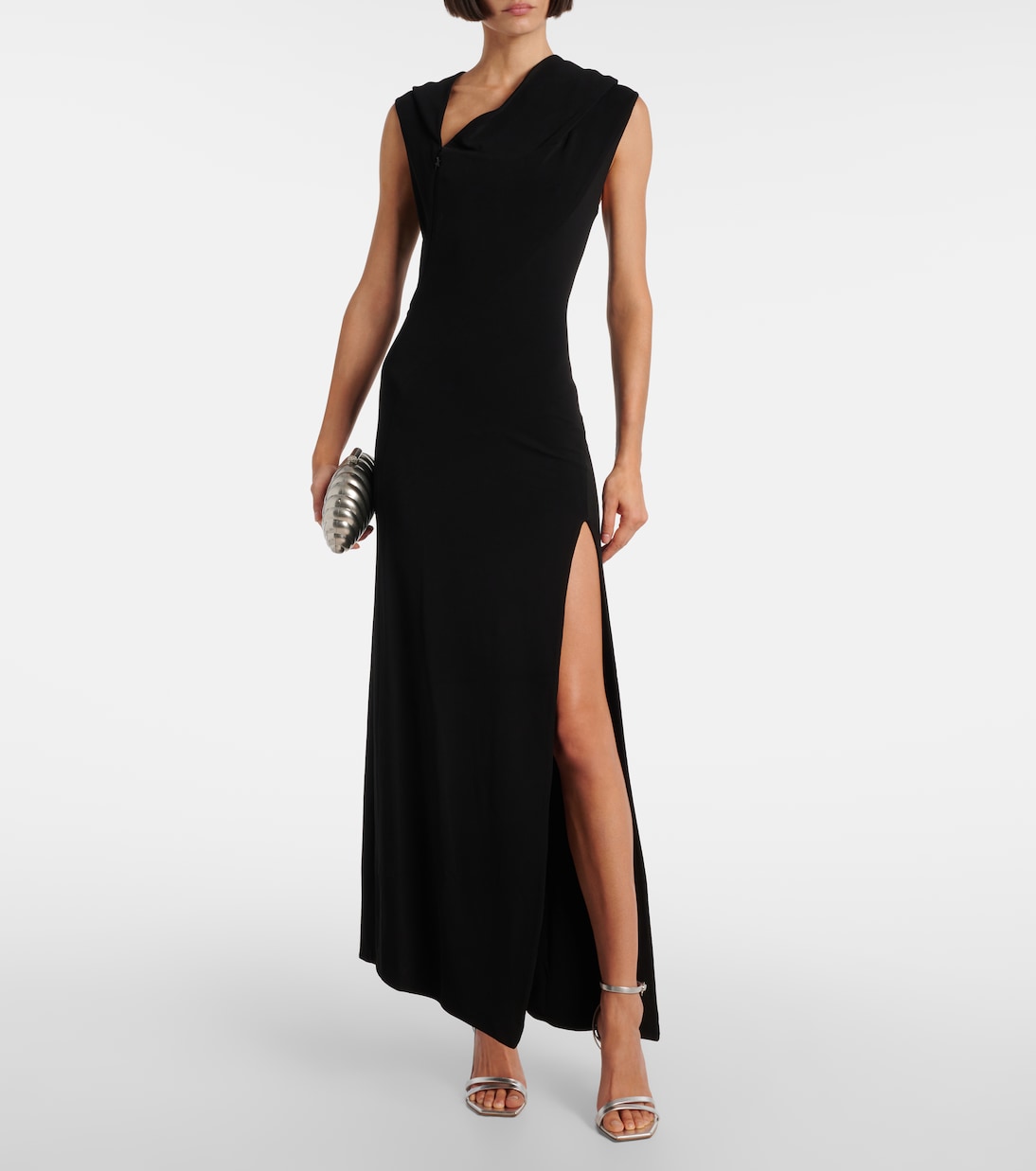 Robe longue asymétrique | Mugler