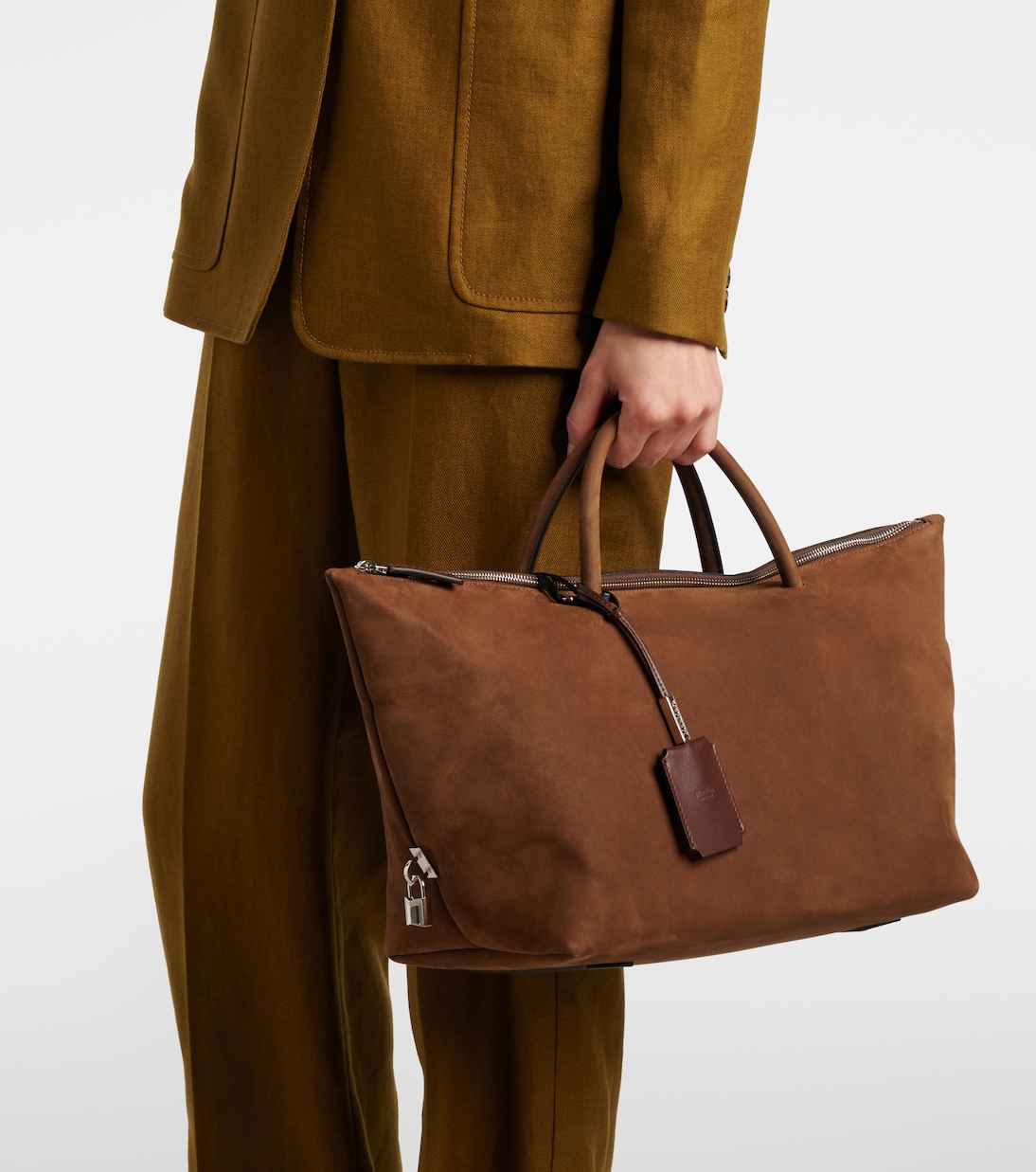Holdall Medium leather shoulder bag | Max Mara