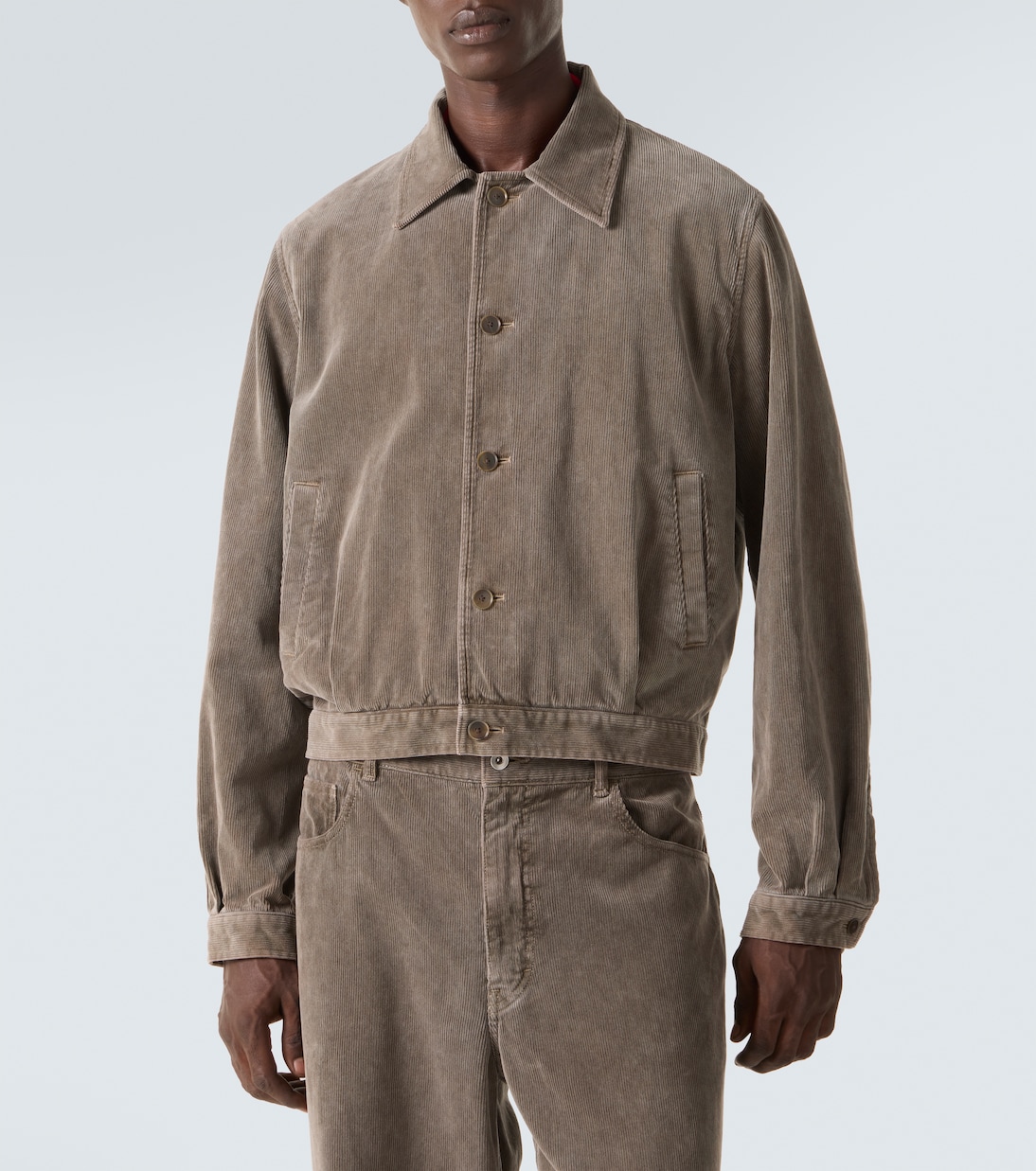 Cotton corduroy blouson jacket | Auralee