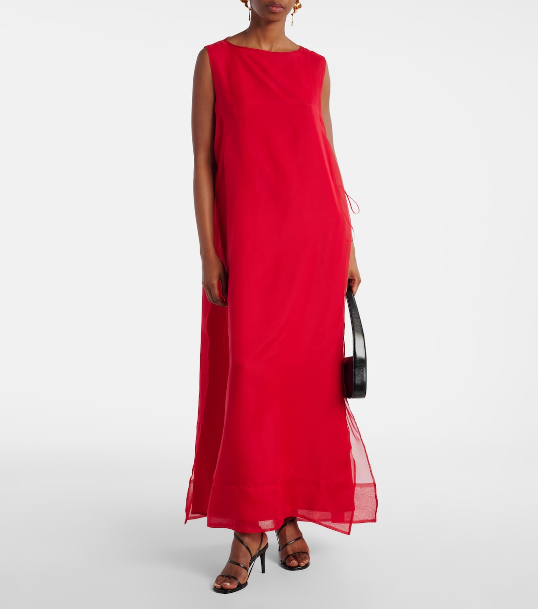 Robe longue Jools en soie | Altuzarra