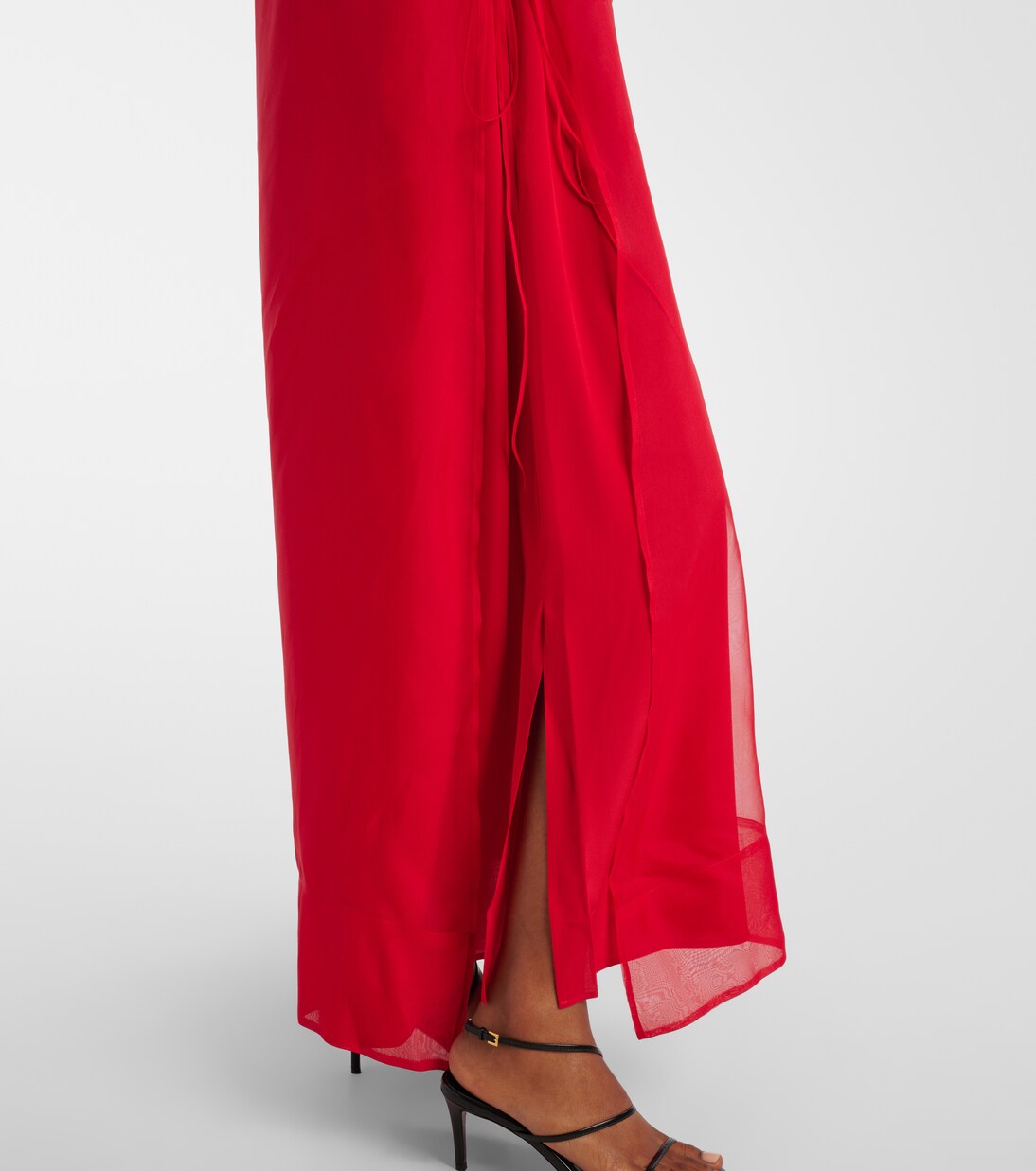 Robe longue Jools en soie | Altuzarra