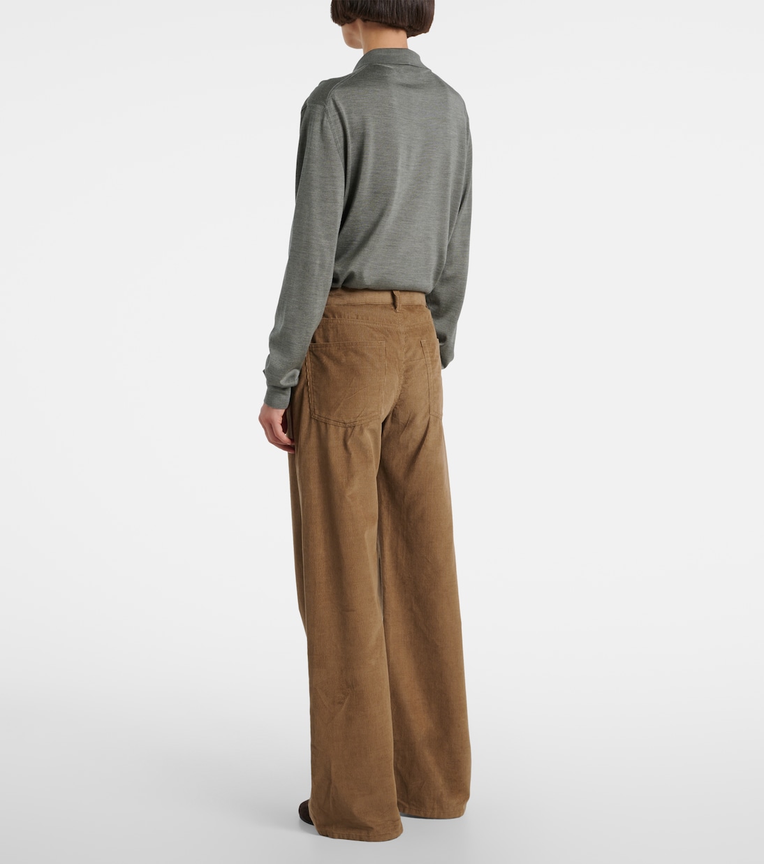 Eglitta corduroy straight pants | The Row
