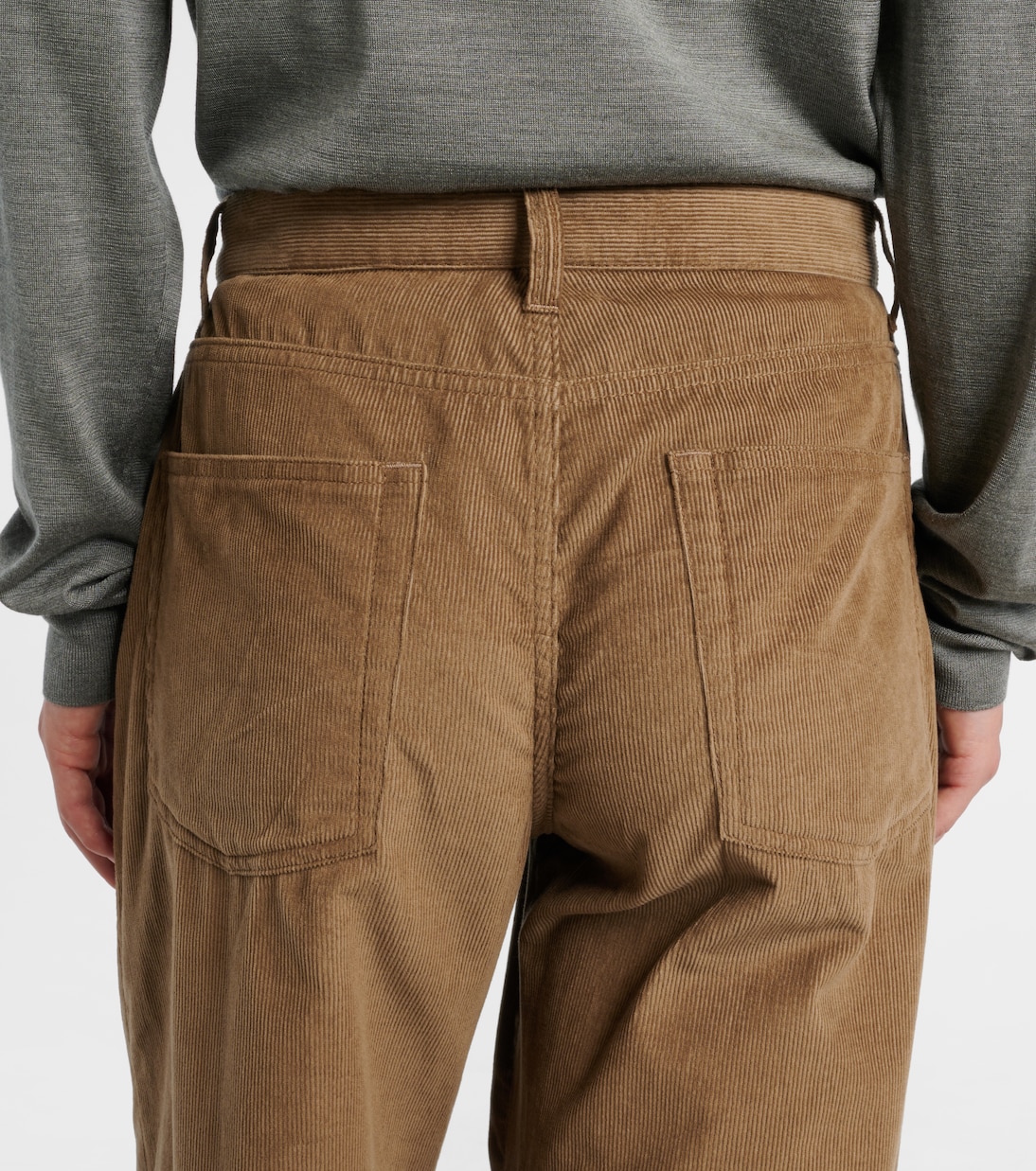 Eglitta corduroy straight pants | The Row