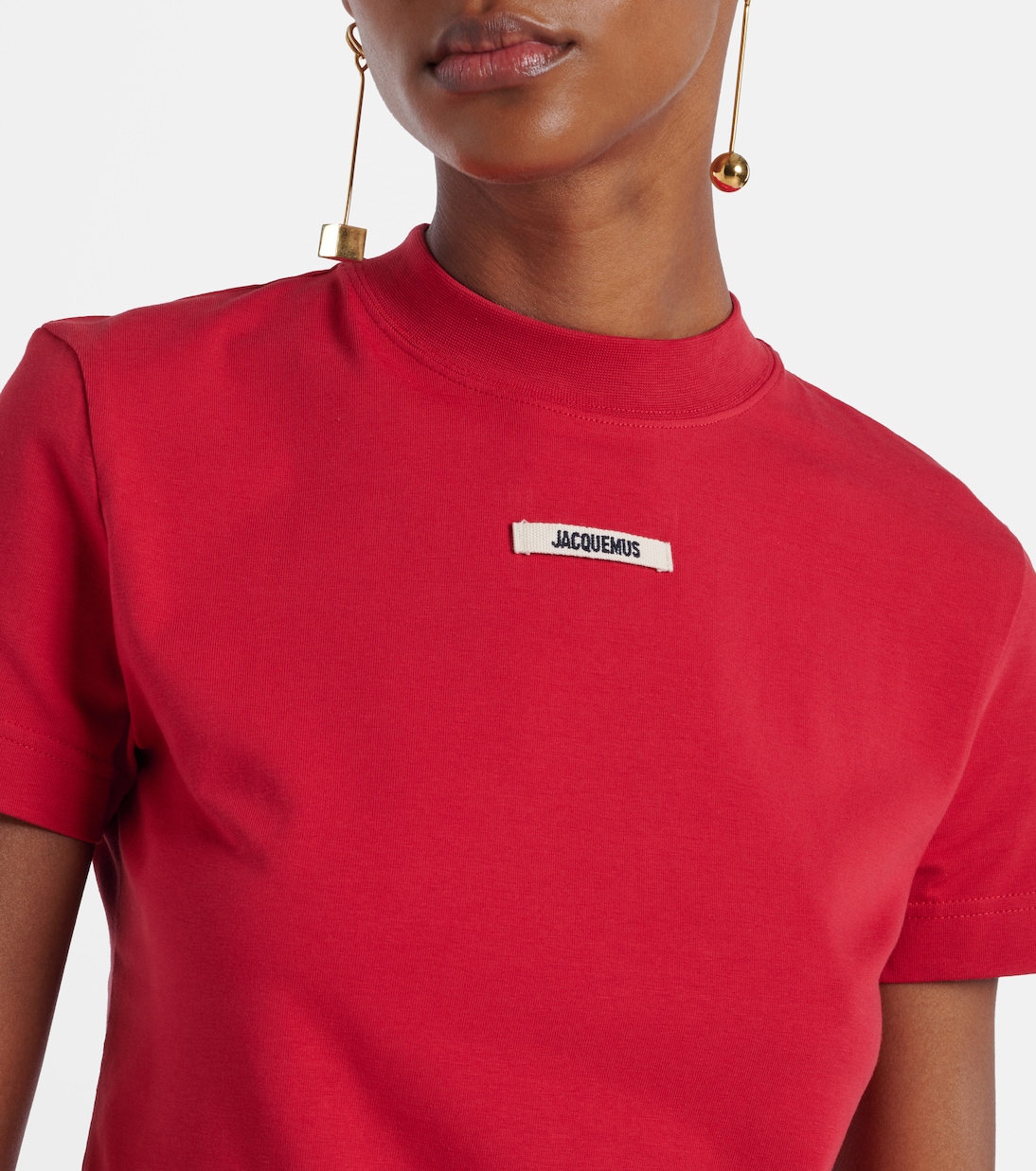 Logo cotton-blend jersey top | Jacquemus