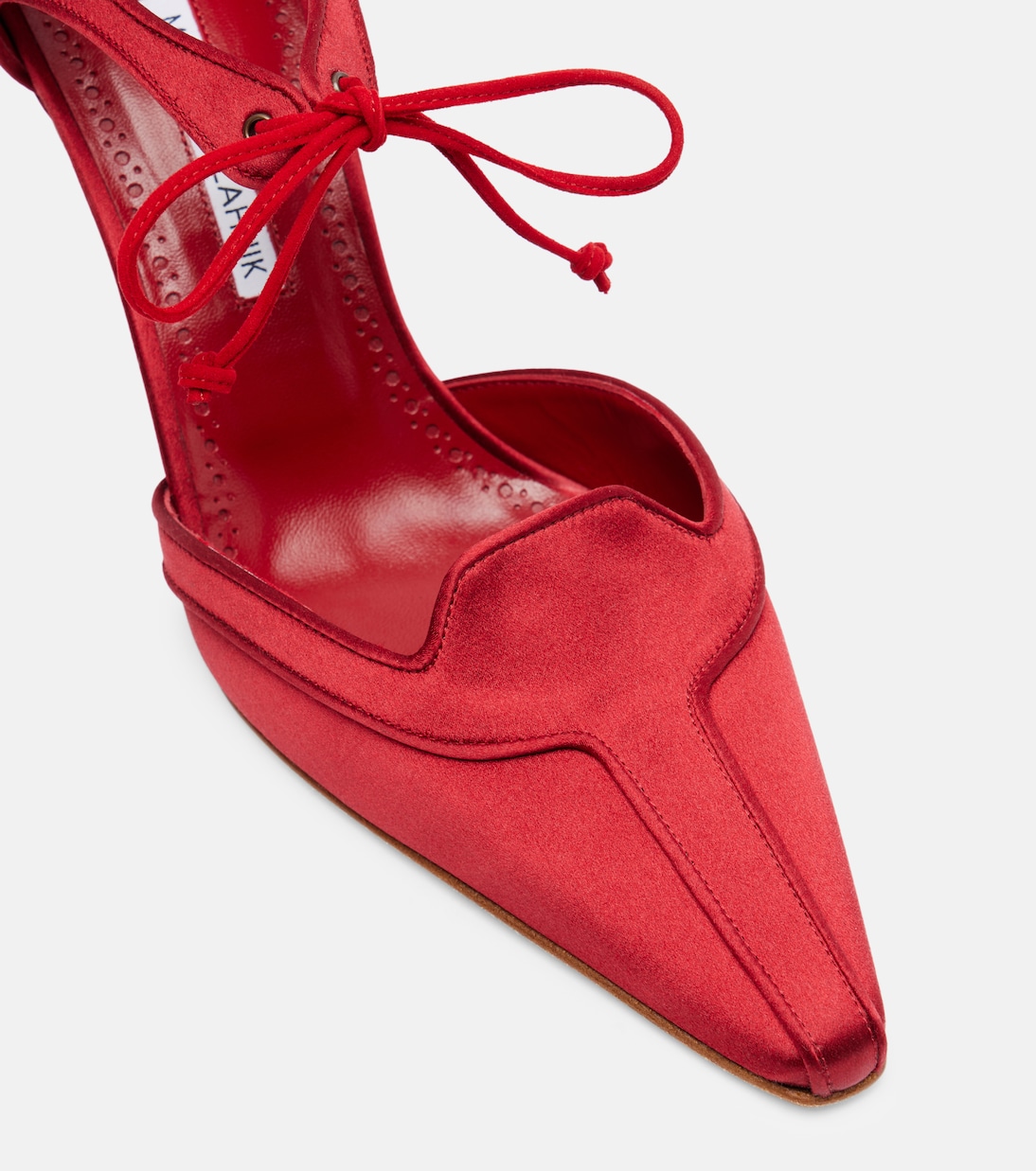 Orata 70 satin pumps | Manolo Blahnik