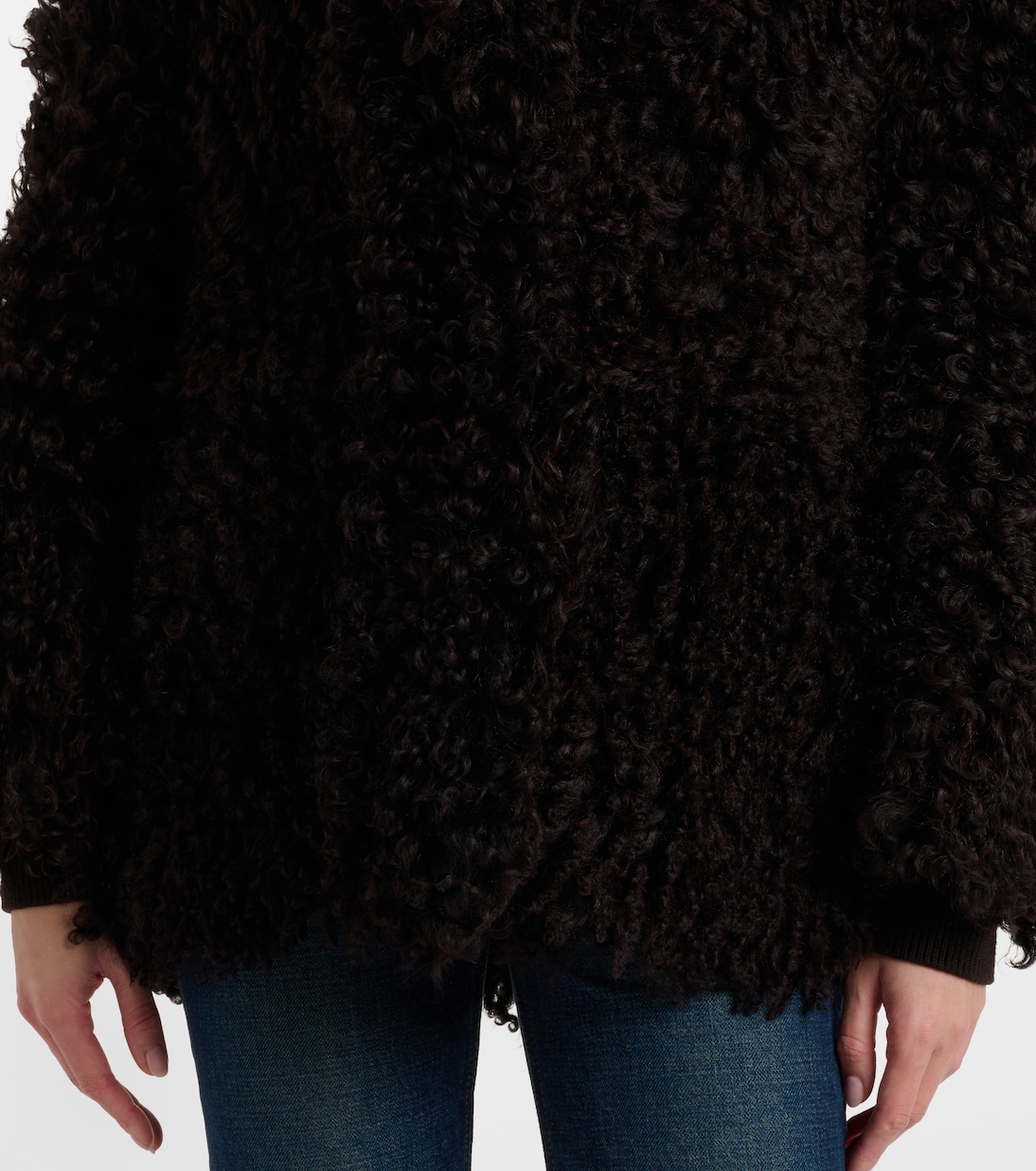 Amara shearling coat | Nour Hammour
