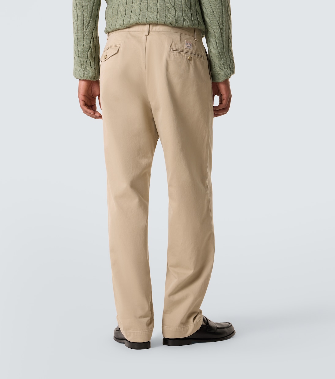 High-rise cotton straight chinos | Polo Ralph Lauren