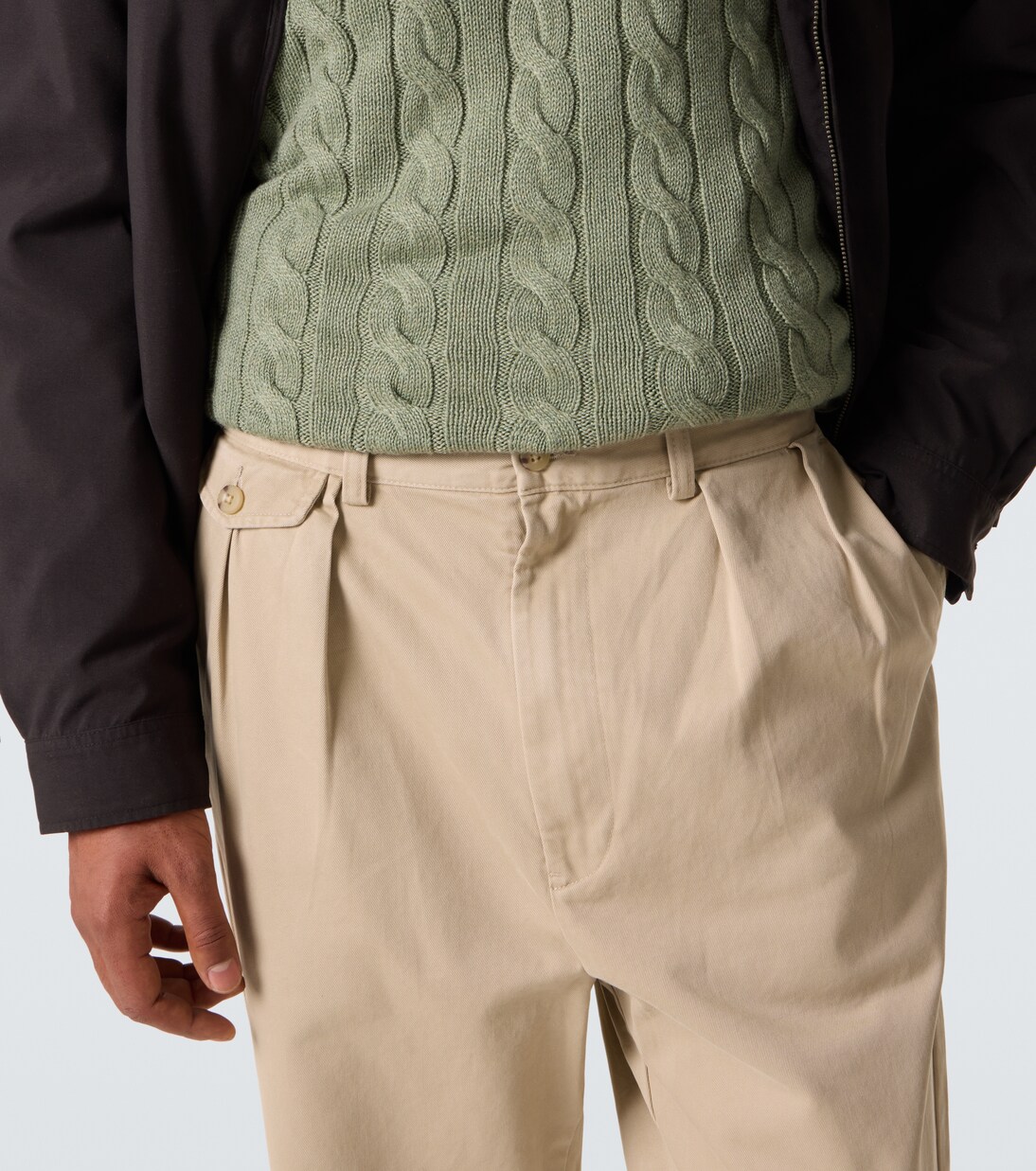 High-rise cotton straight chinos | Polo Ralph Lauren